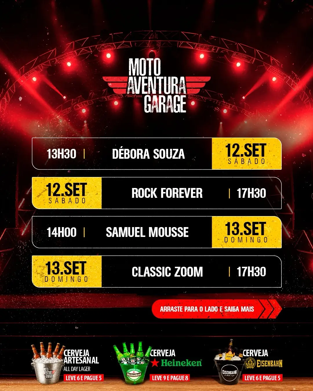 Flyer de Classic Zoom e Samuel Mousse