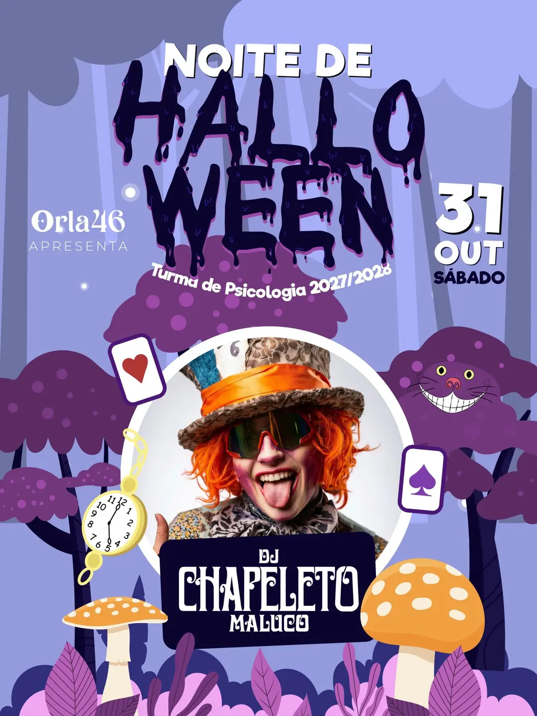 Flyer de DJ Chapeleto Maluco