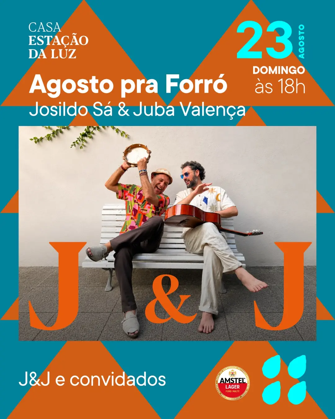 Flyer de Josildo Sá, Juba Valença, Cezinha e mais 5 artistas