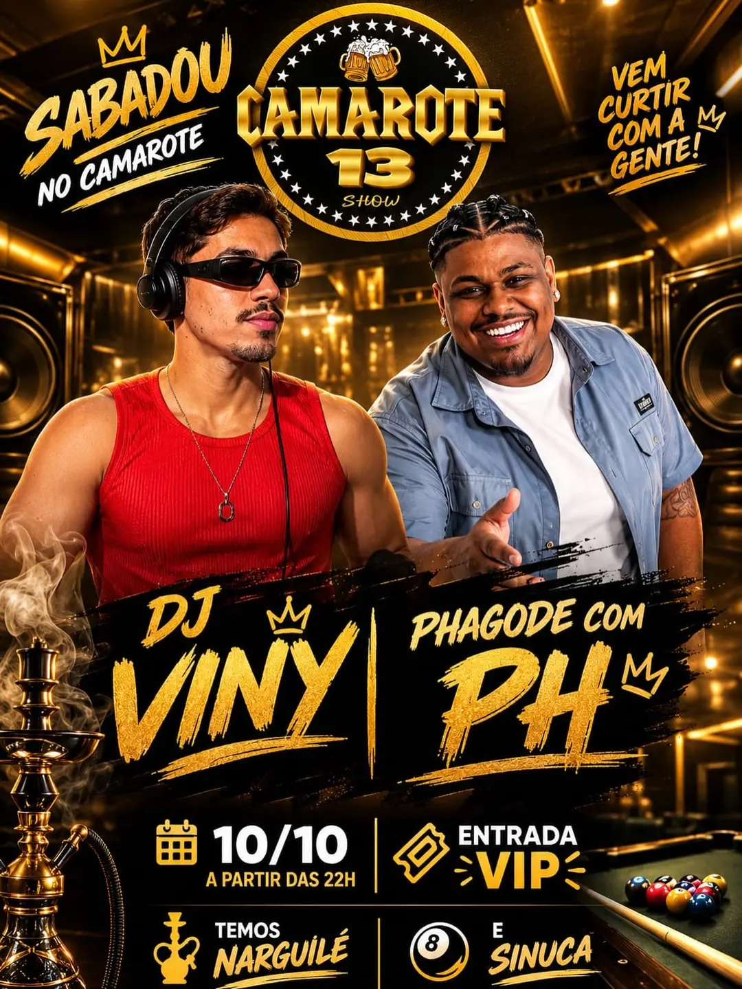 Flyer de ᑭᗩƬᖇƖᑕƘ HƐᑎᖇƖᑫᑌƐ🎼 e djvinybittencourt