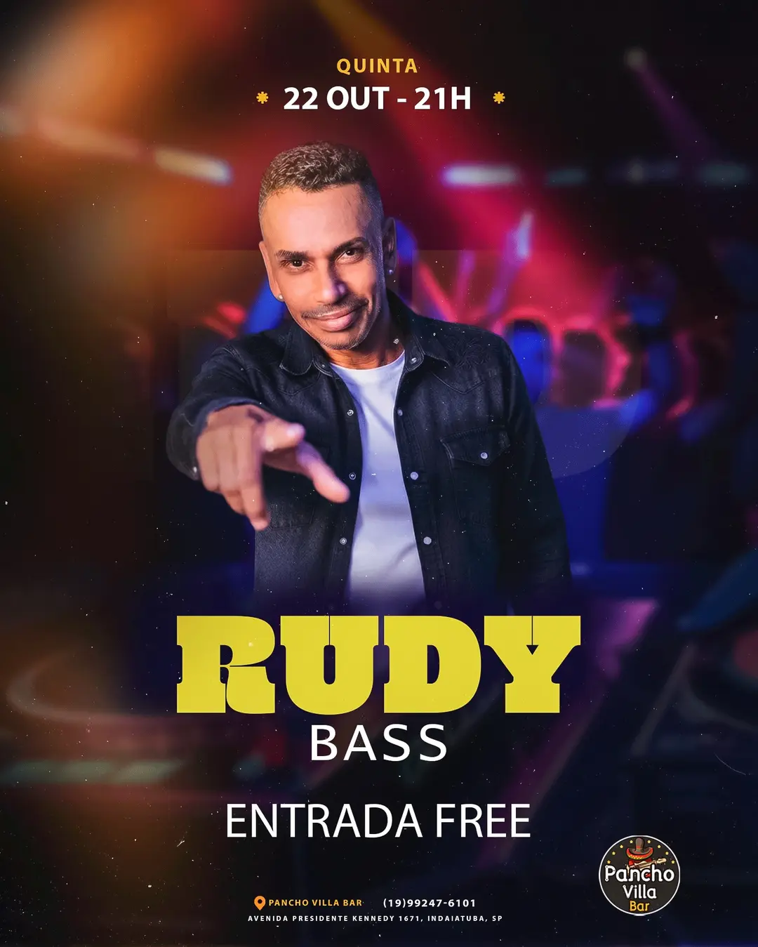 Flyer de Rudy Bass