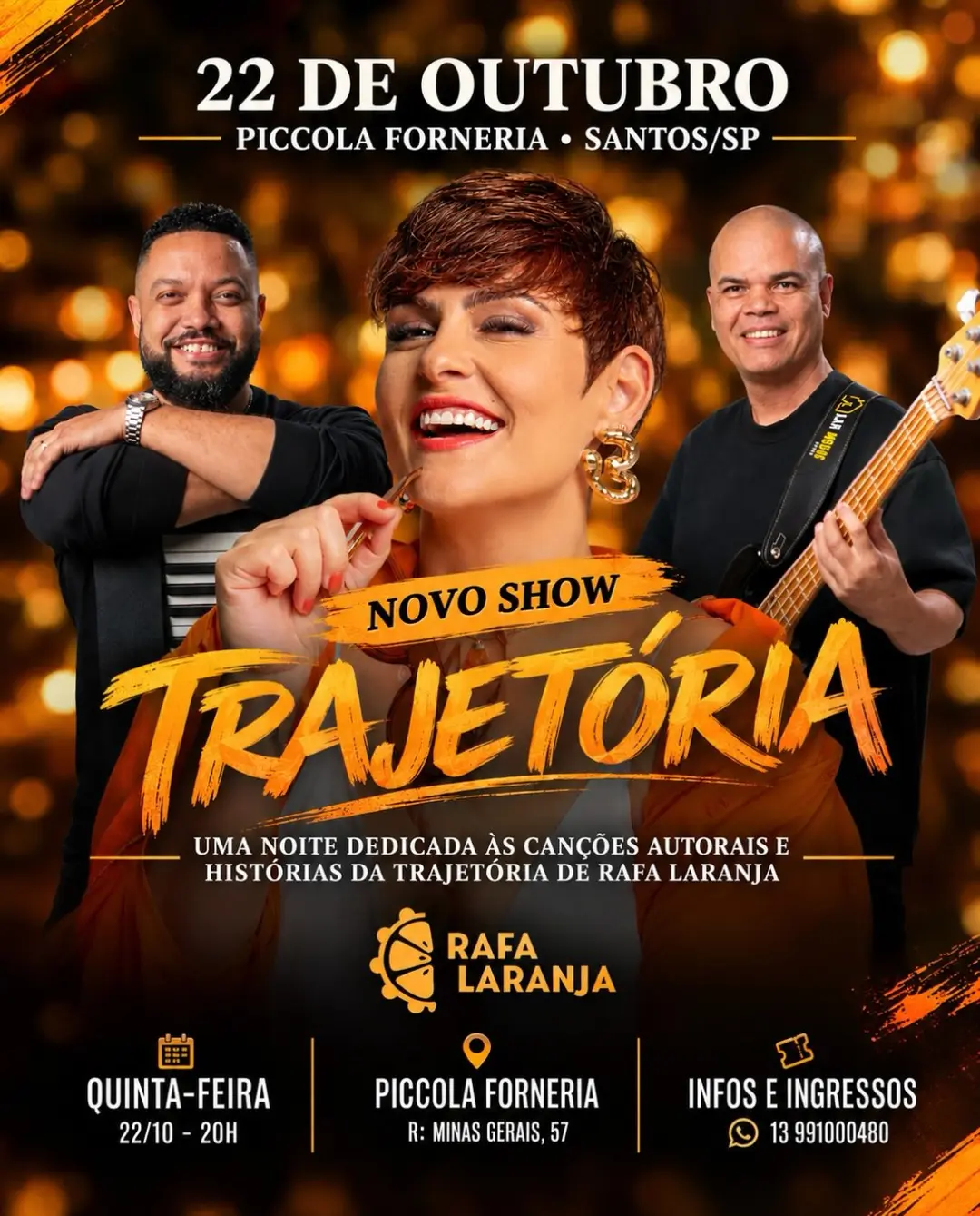 Flyer de Rafa Laranja