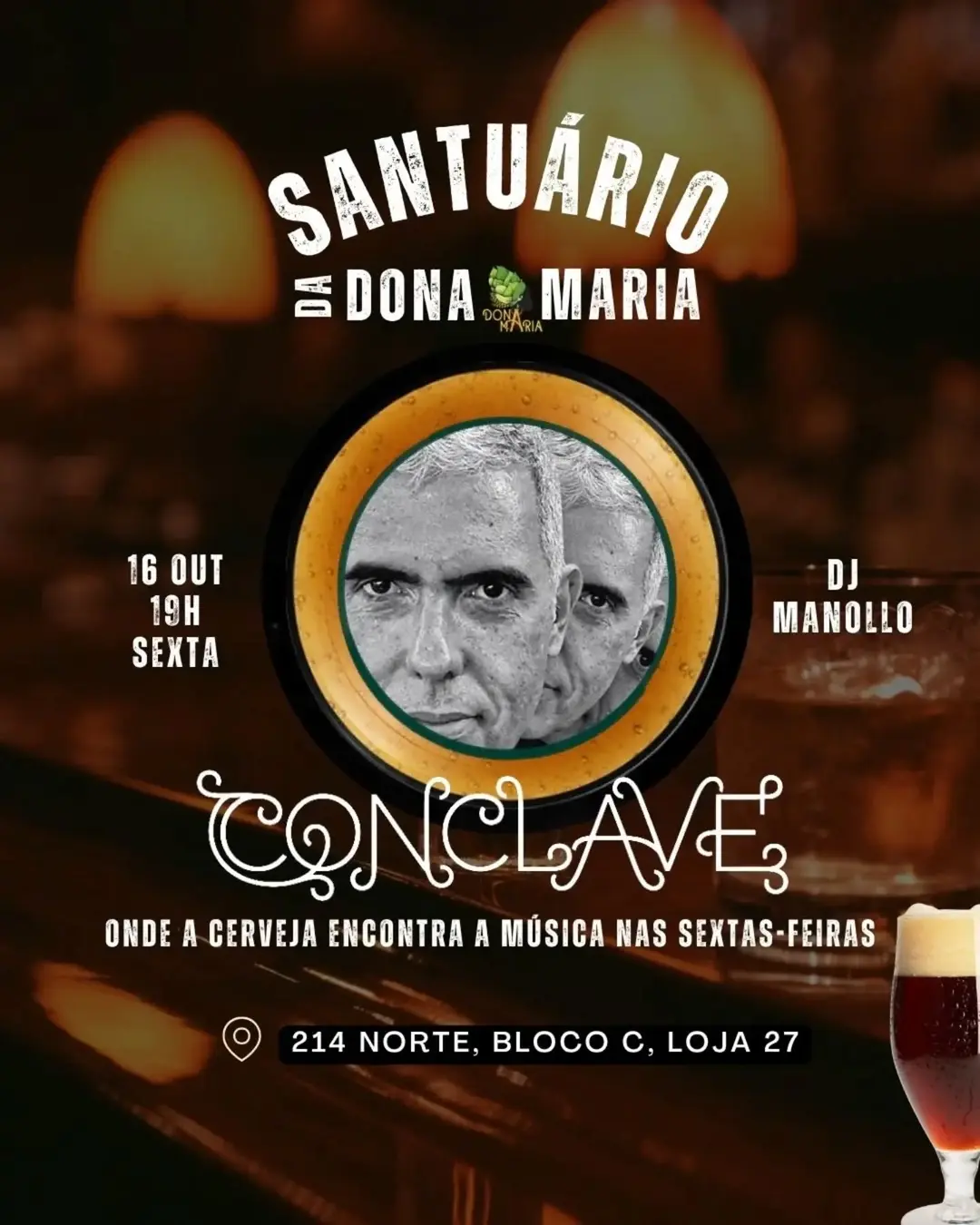 Flyer de DJ Manollo
