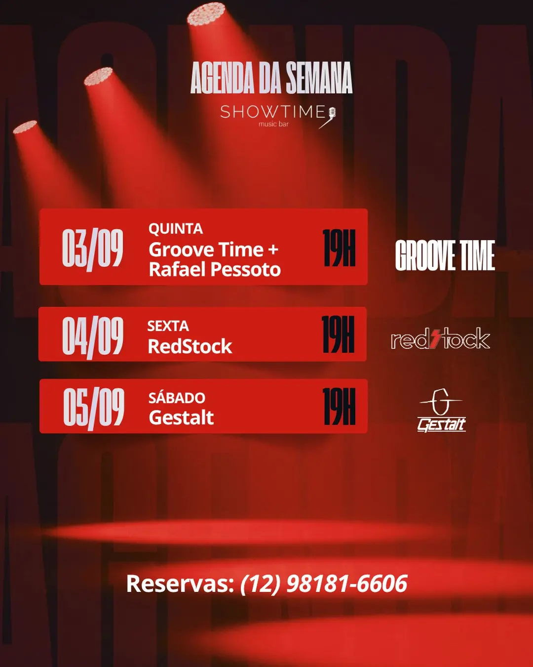 Flyer de Banda Gestalt