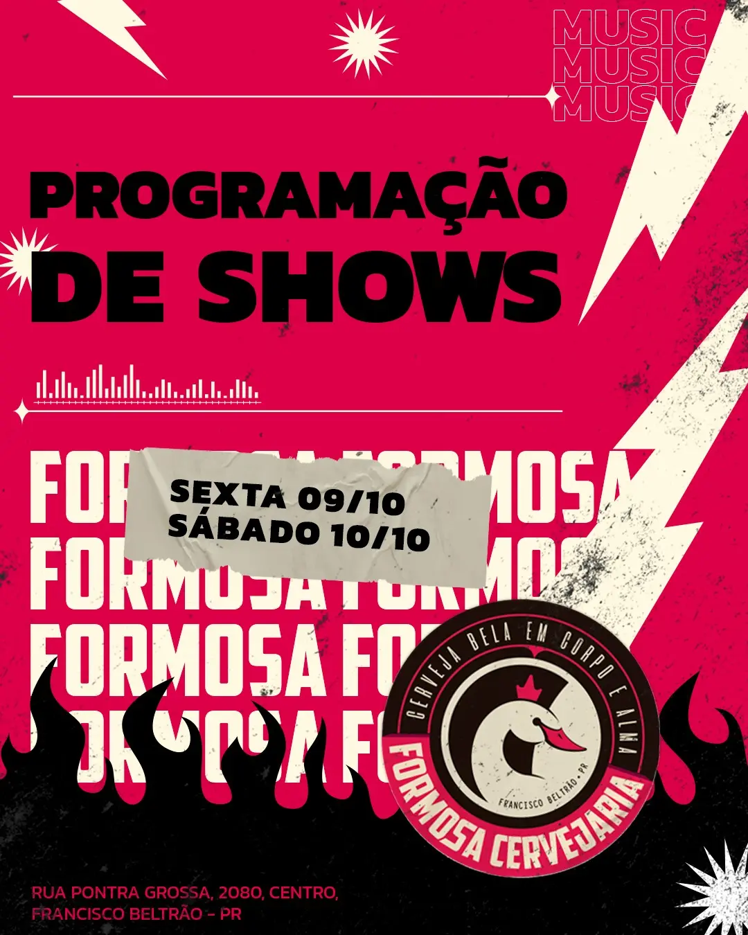 Flyer de franyoko e marcofagundes