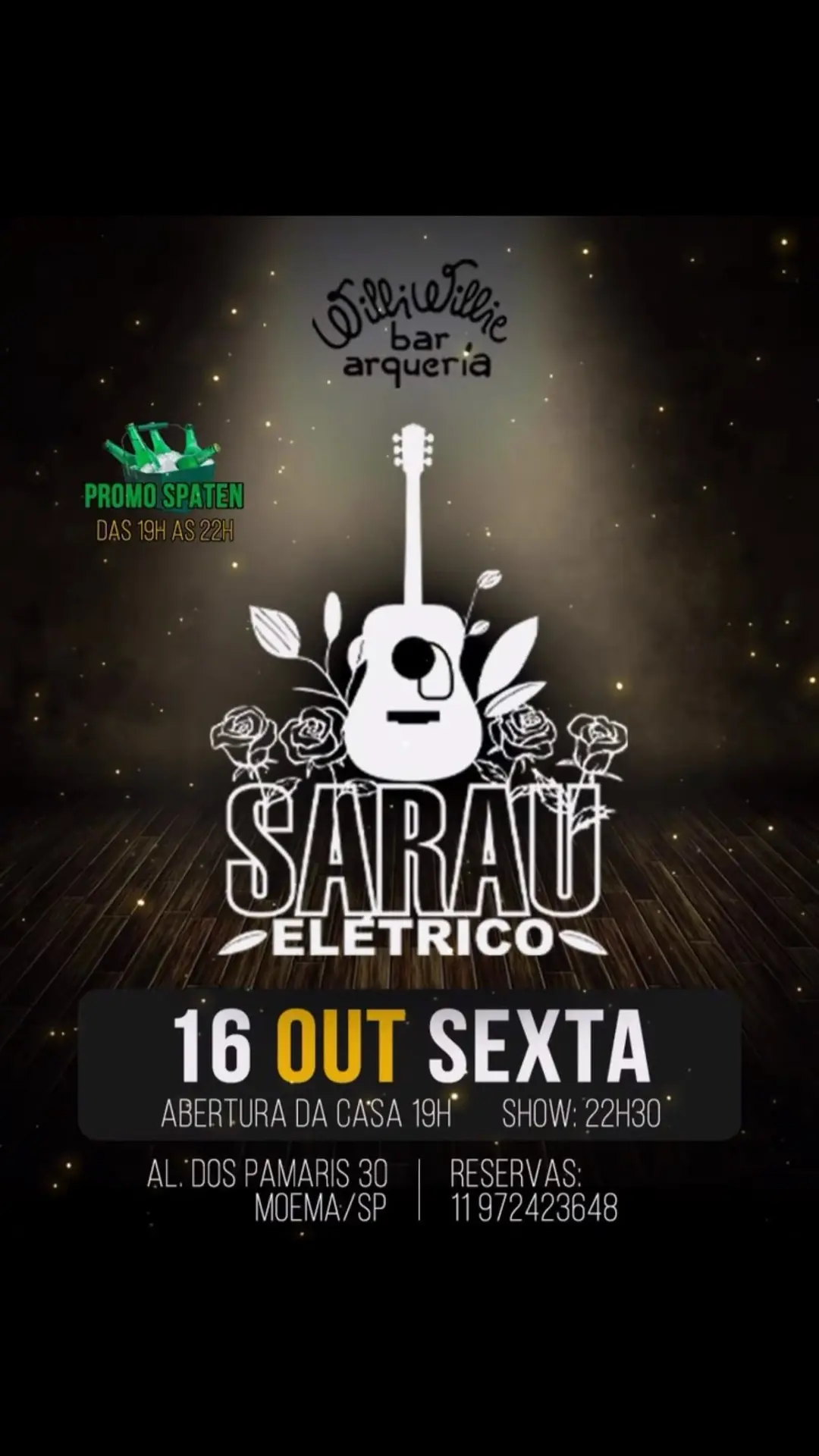 Flyer de Saraú Eletrico