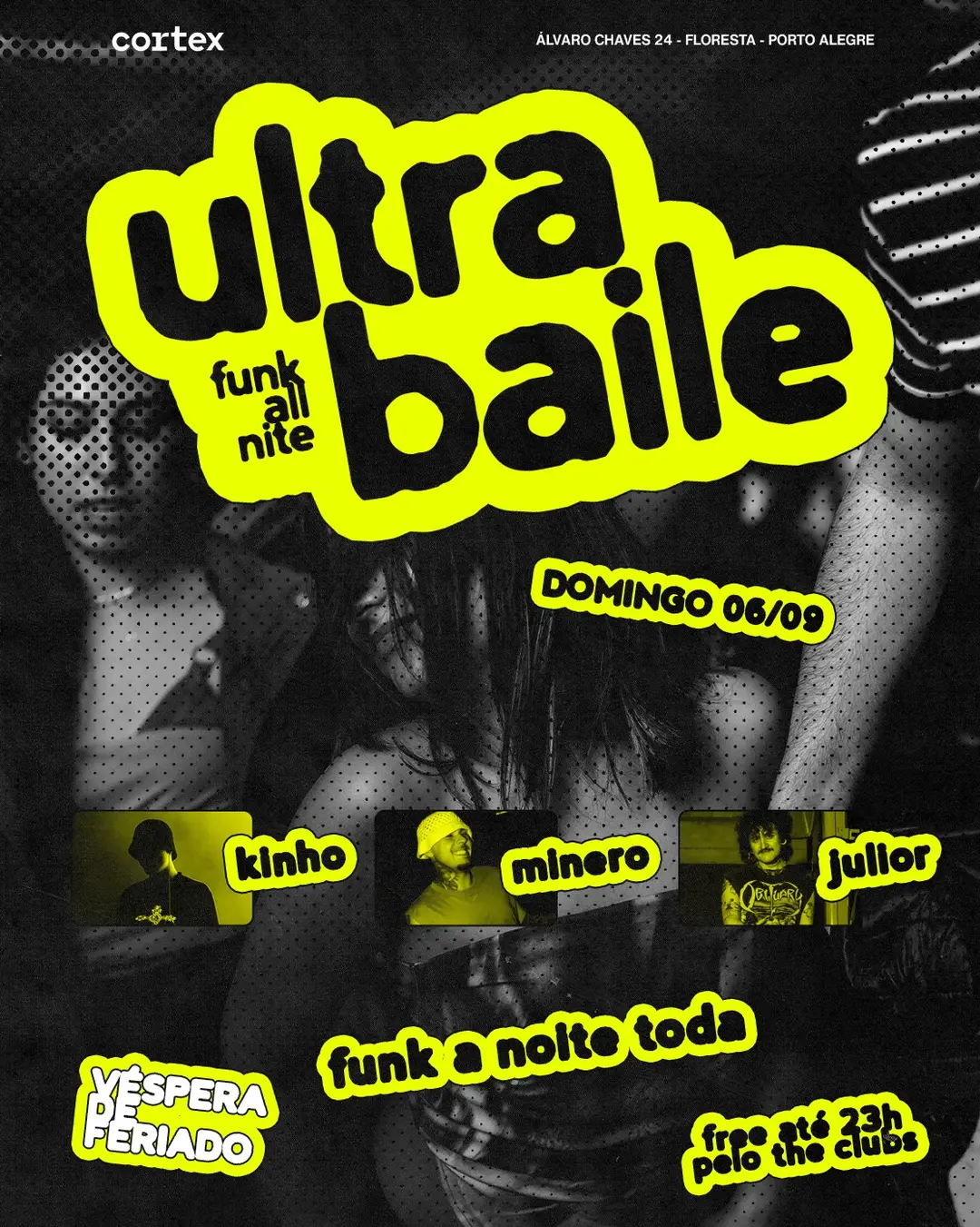 Flyer de Minëro, Kinho, Julior e ZERO
