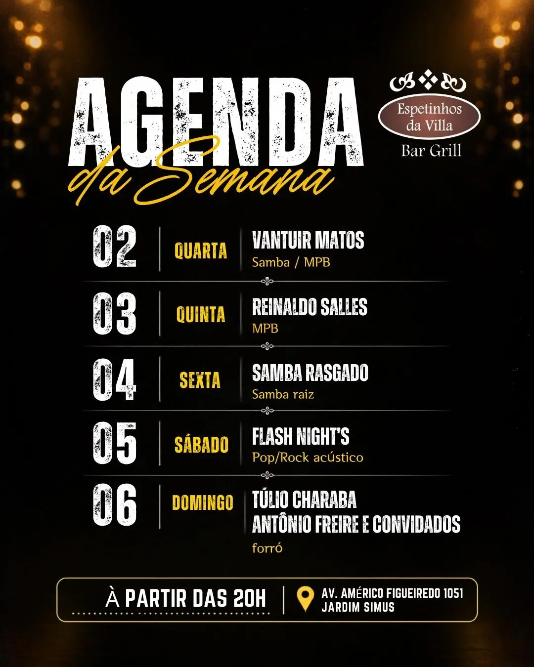 Flyer de Samba Rasgado