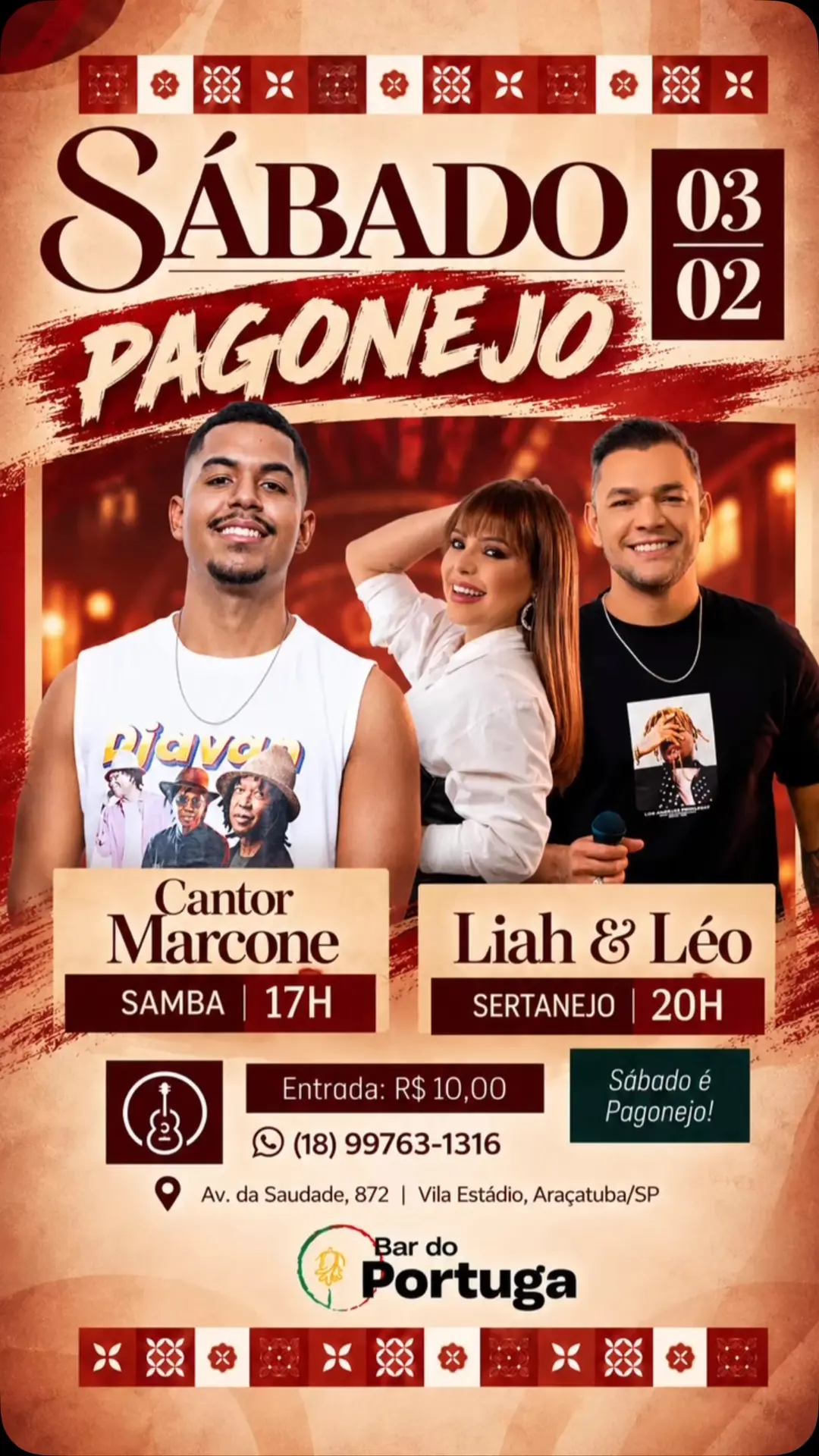 Flyer de Liah & Leo
