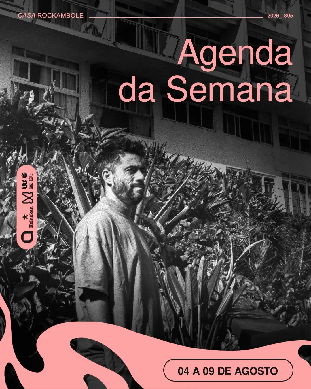 Flyer de E a Terra Nunca Me Pareceu... e Chase Bliss
