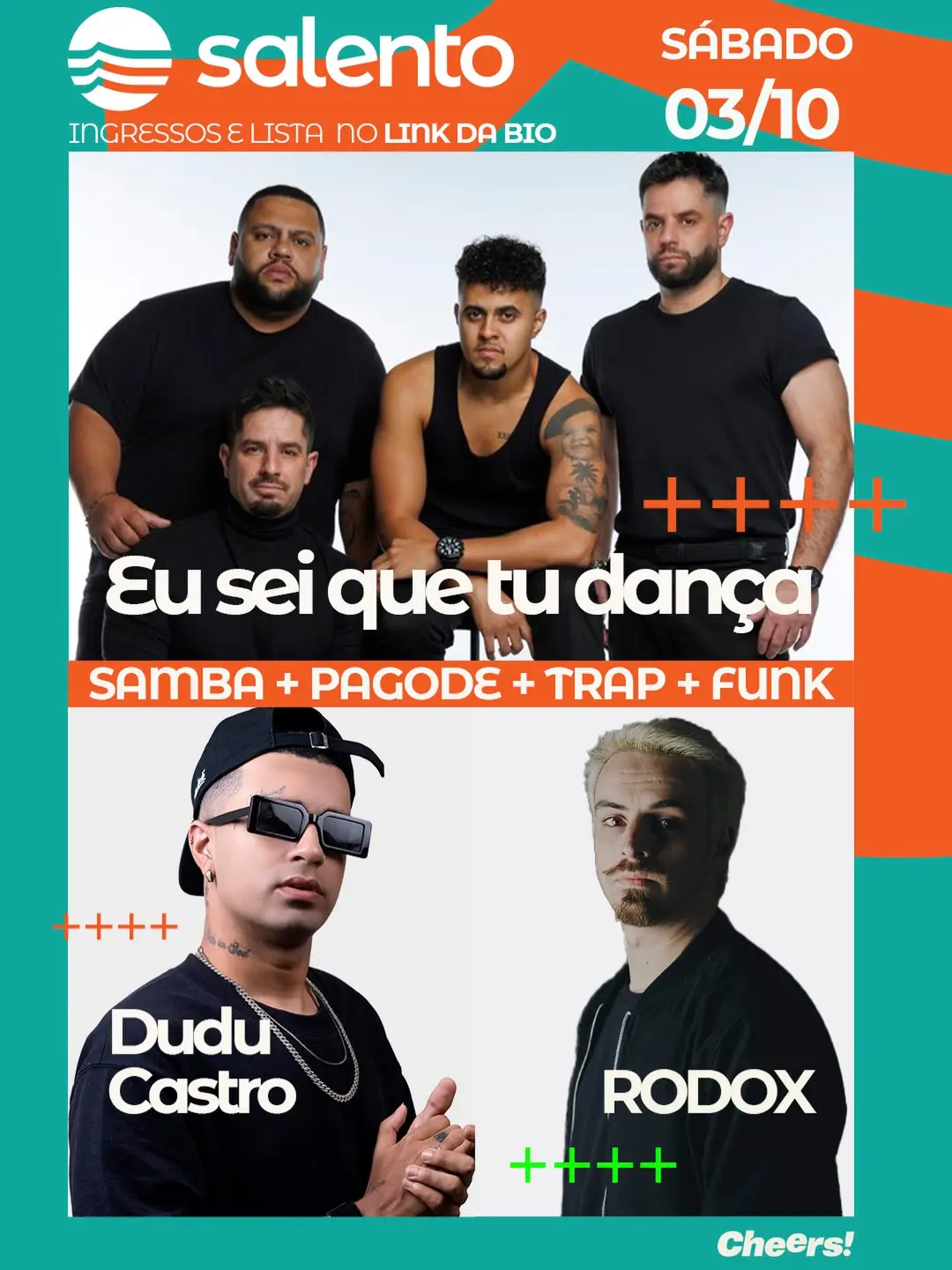 Flyer de Rodolpho Lobo Weiler e mais 4 artistas