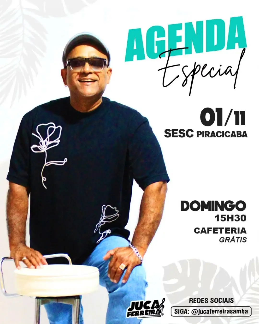 Flyer de Juca Ferreira