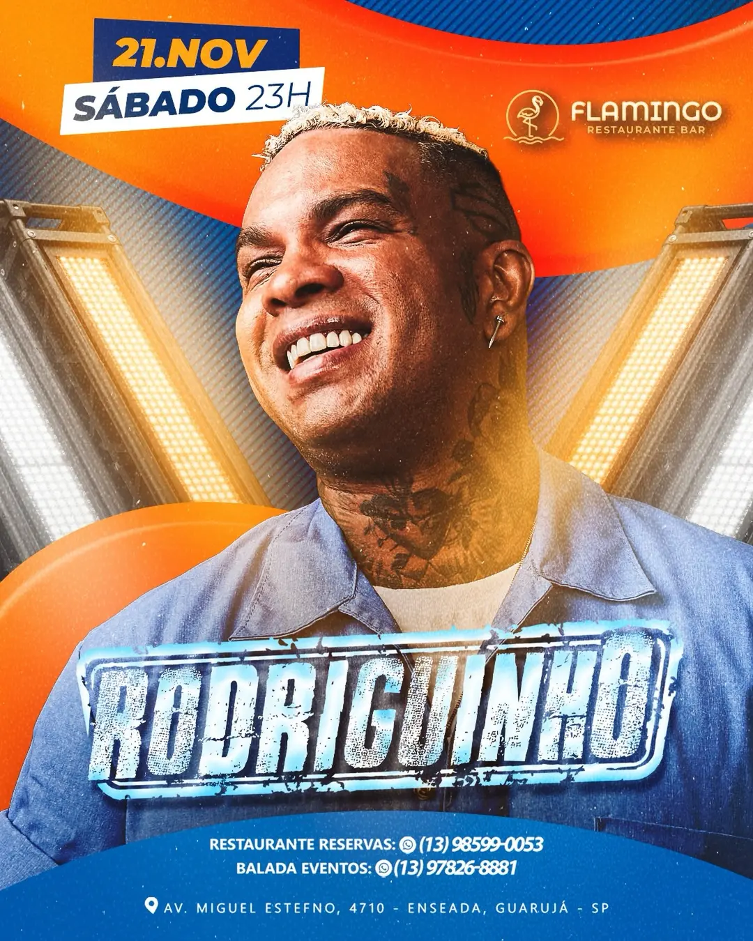 Flyer de Rodriguinho