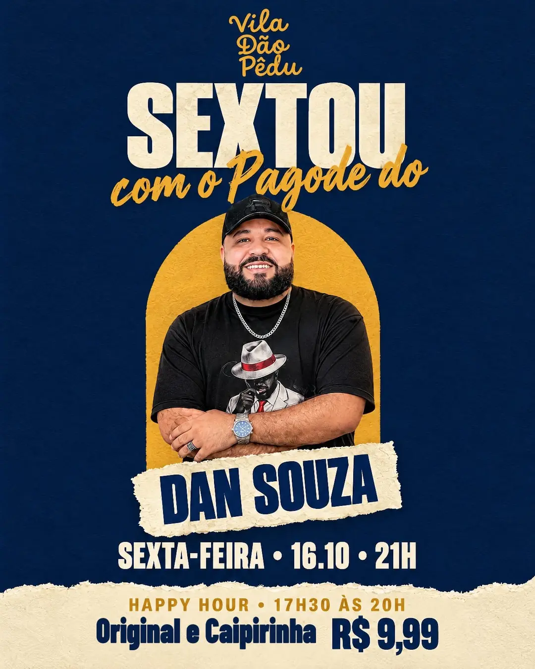 Flyer de Dan Souza