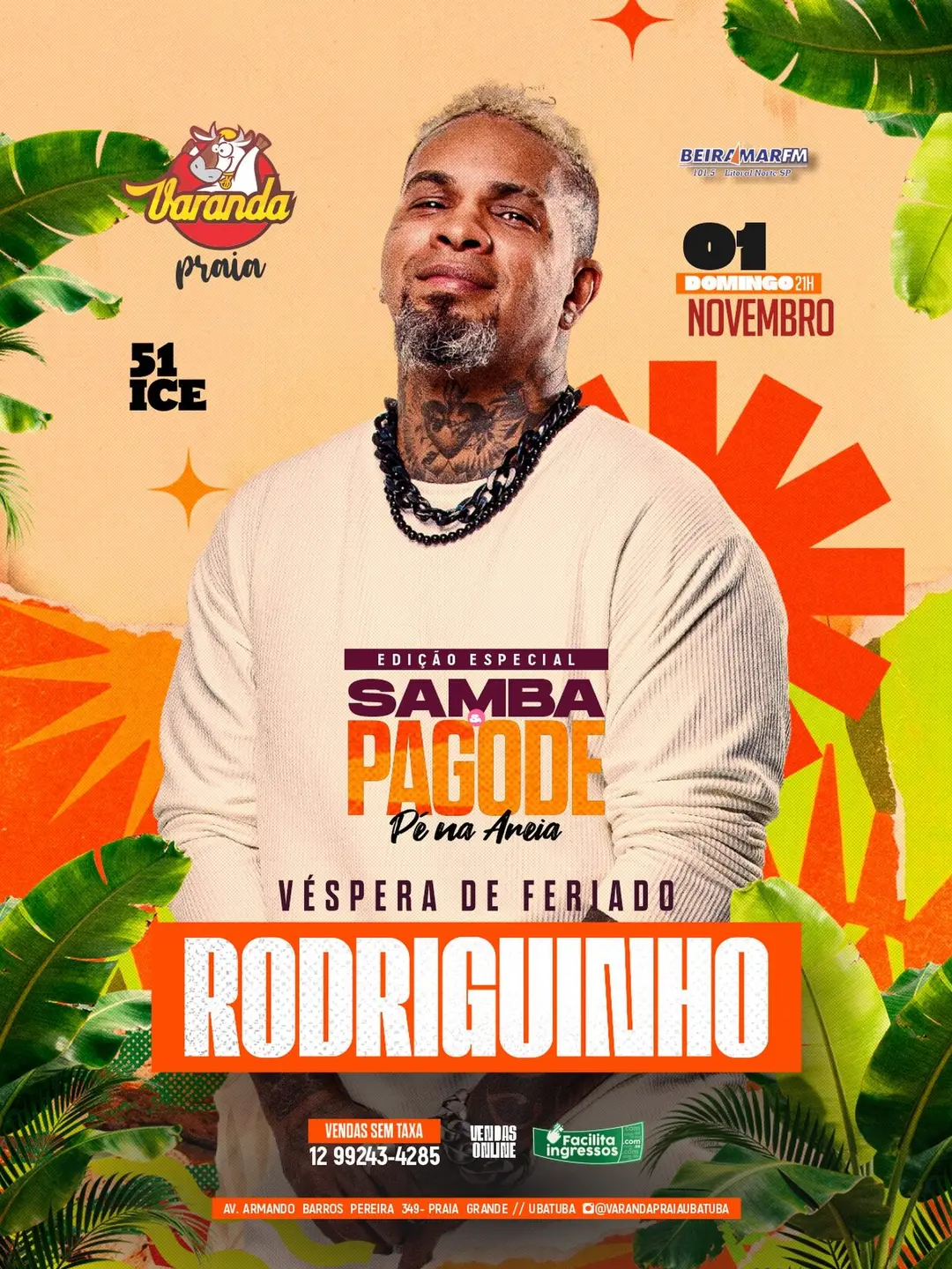 Flyer de Rodriguinho