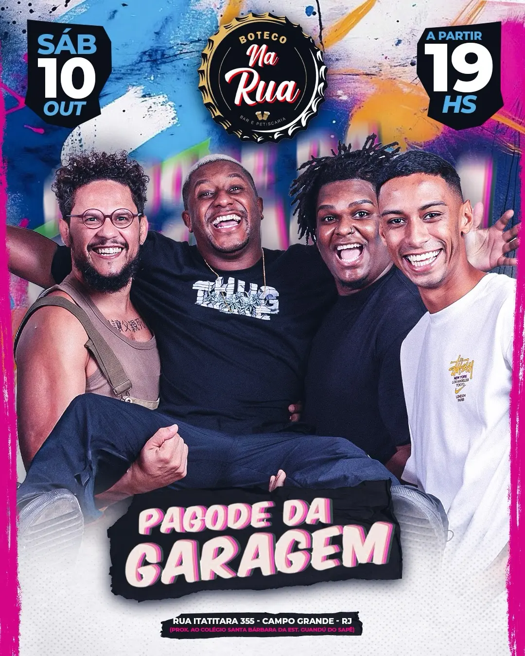 Flyer de Pagode da Garagem