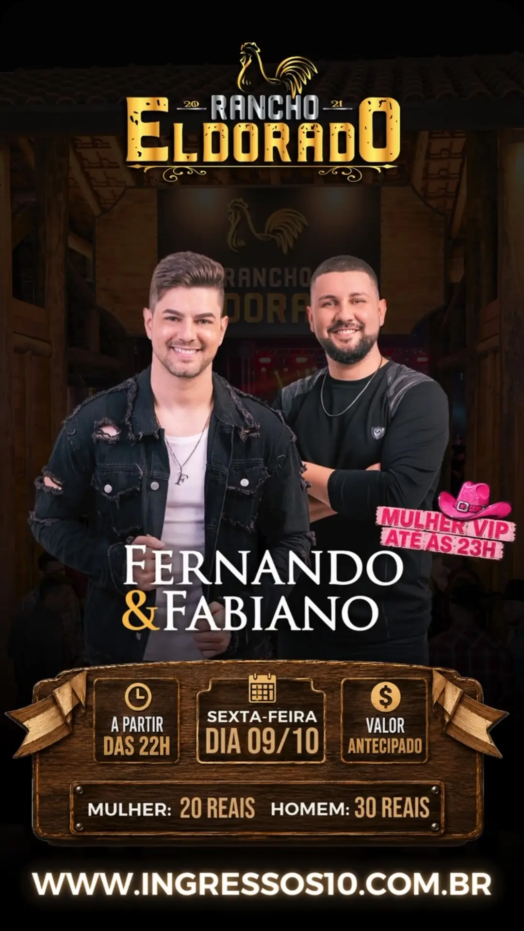 Flyer de fernandoefabiano e Viny Romano