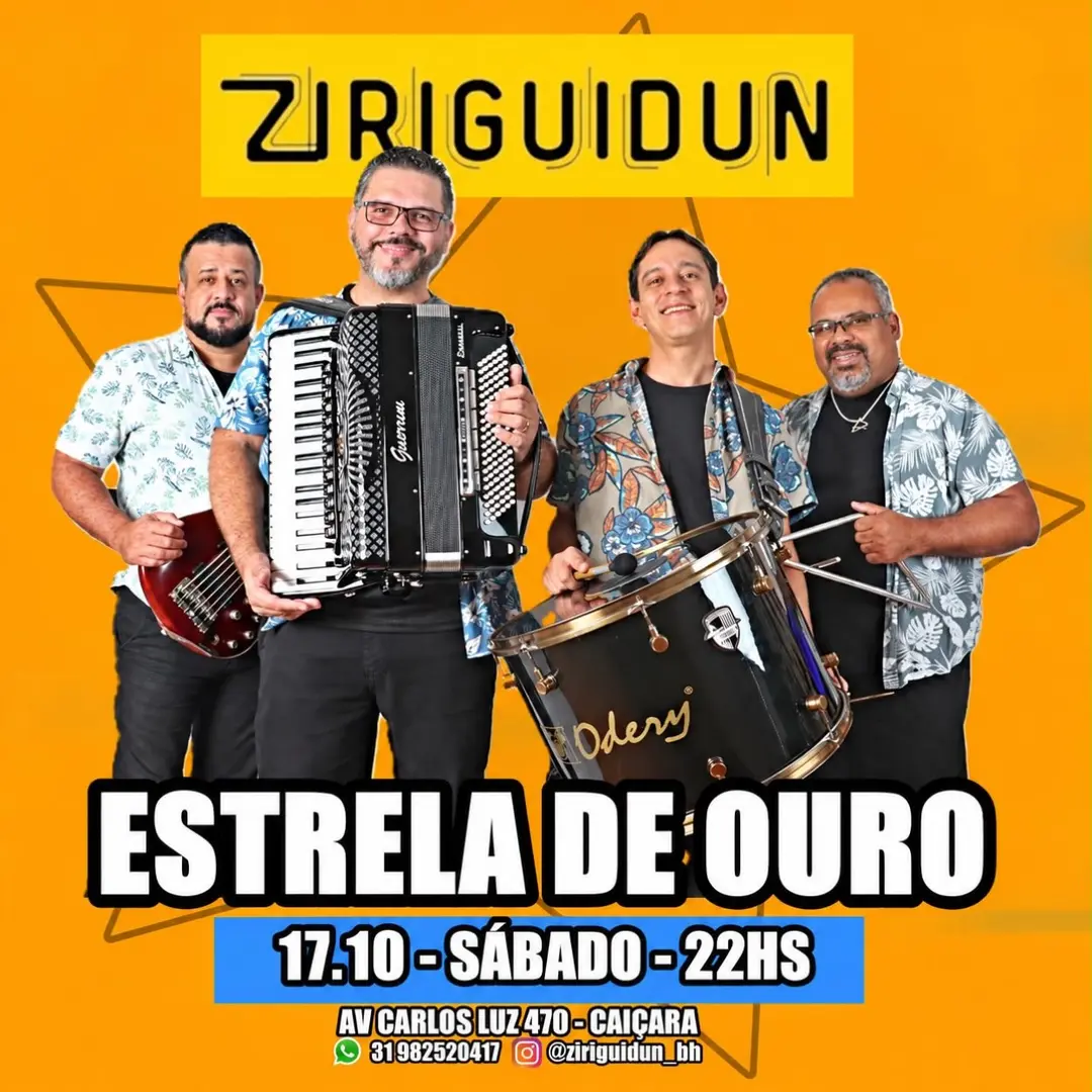 Flyer de Estrela de Ouro e Fernando Ramos