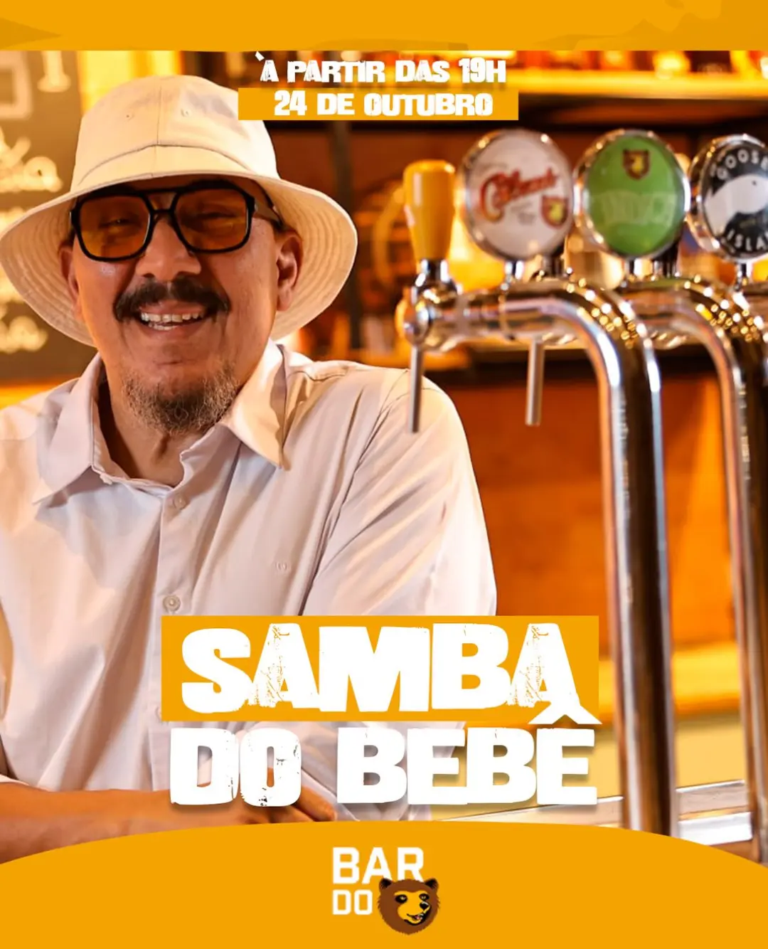 Flyer de Samba do Bebê