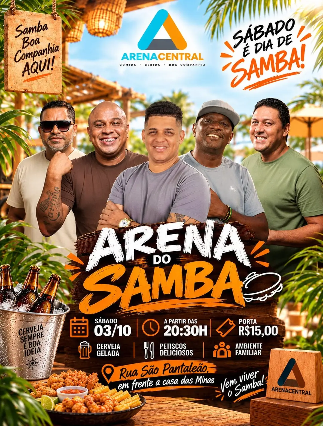 Flyer de Sindicato do Samba / Blocão do SDS e Sindicato do Samba