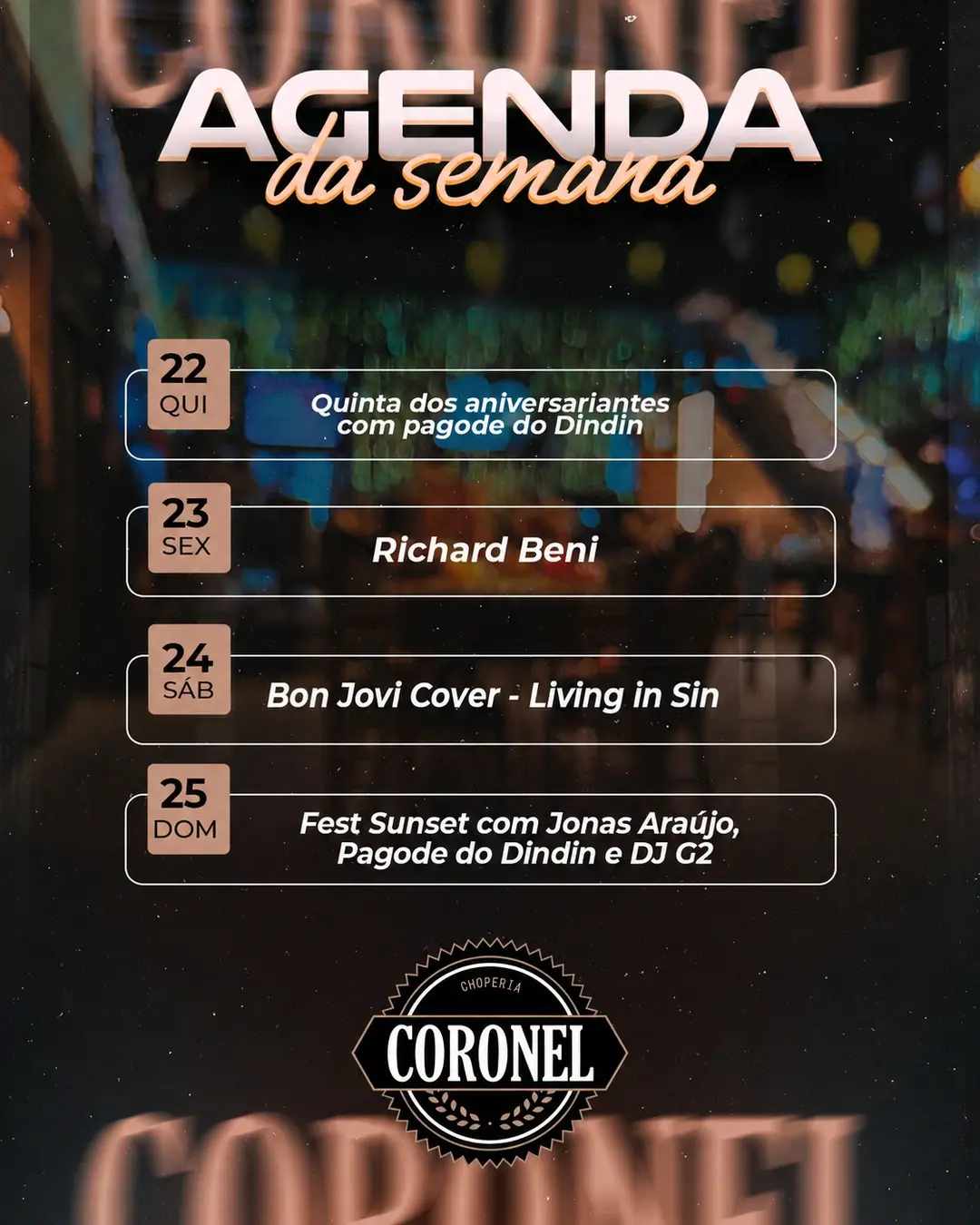 Flyer de Richard Beni