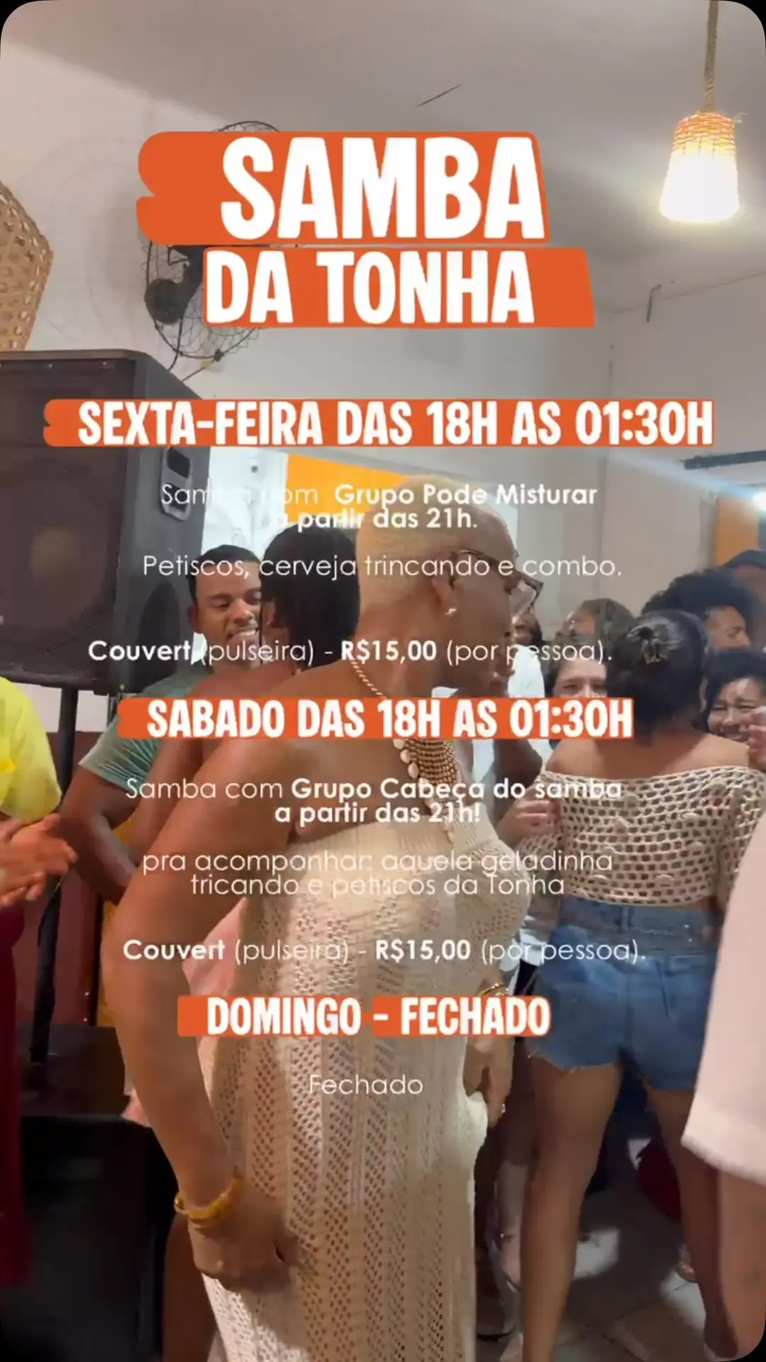 Flyer de Grupo Cabeça do Samba