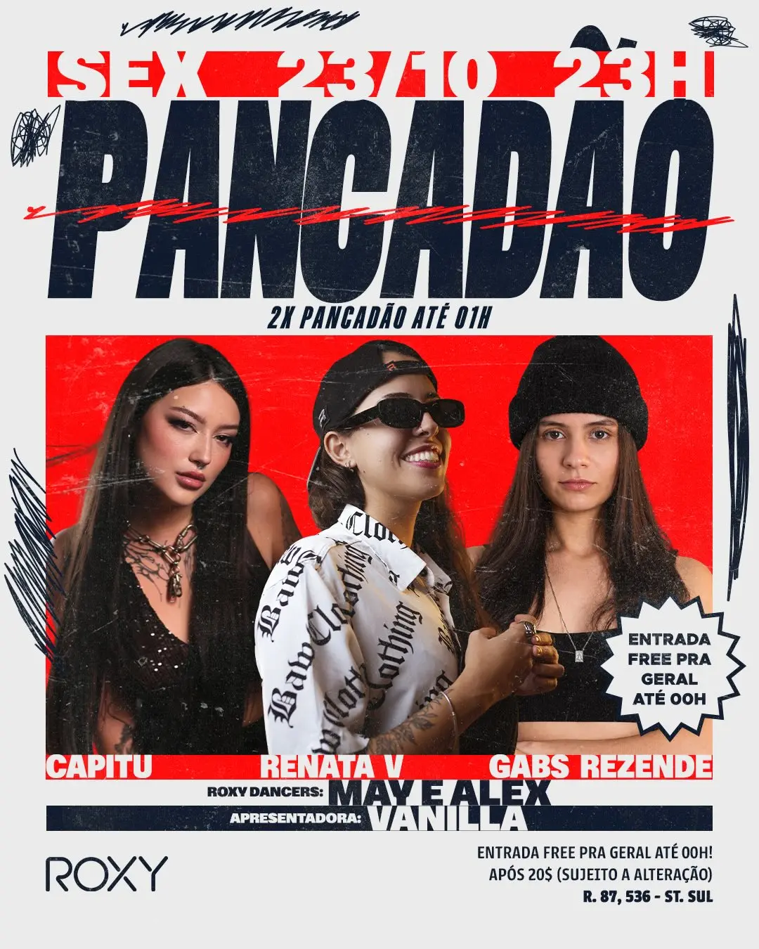 Flyer de Pancadão e BOUNCE