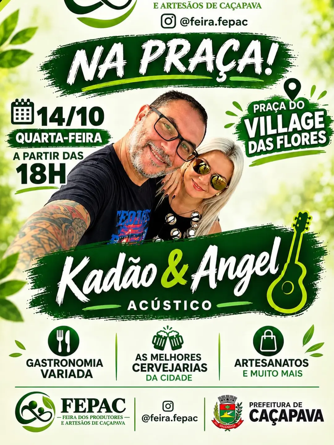 Flyer de Kadao e Angel