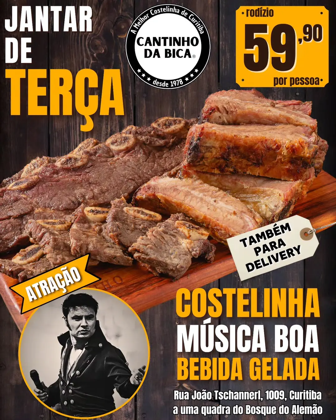 Flyer de Elvis Rock Duo