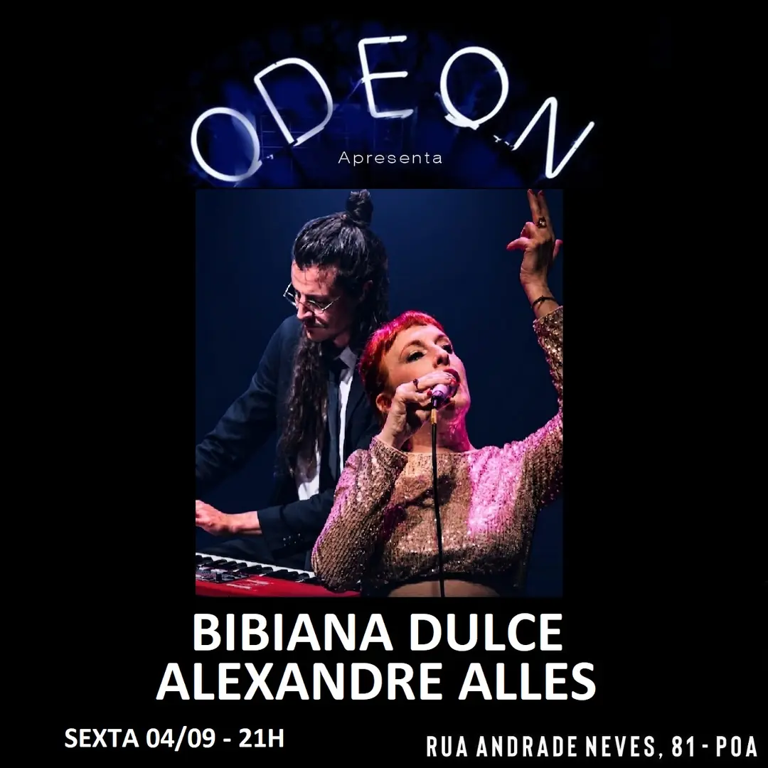 Flyer de Bibiana Dulce e Alexandre Alles
