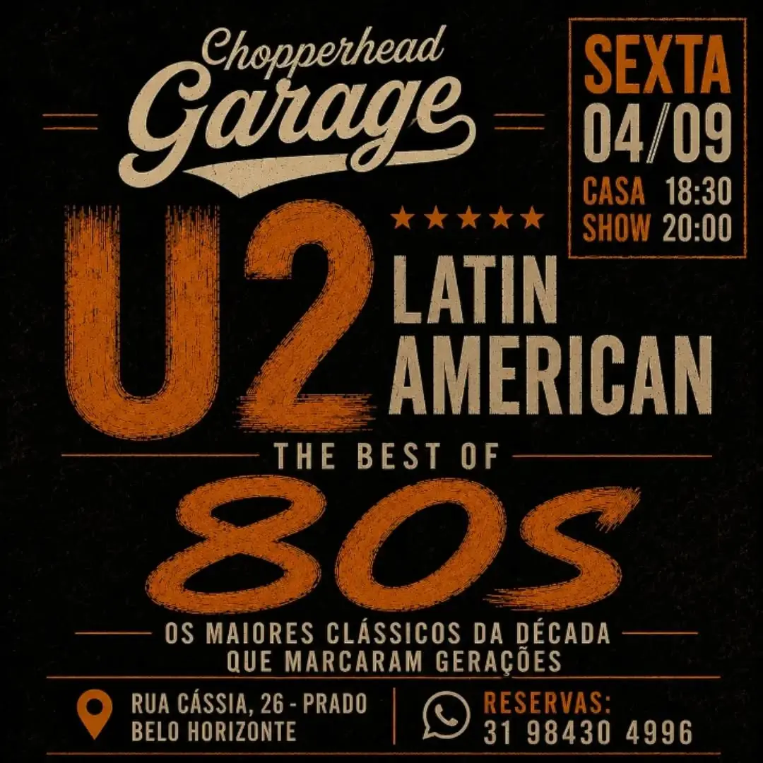 Flyer de U2 Latin American Tribute