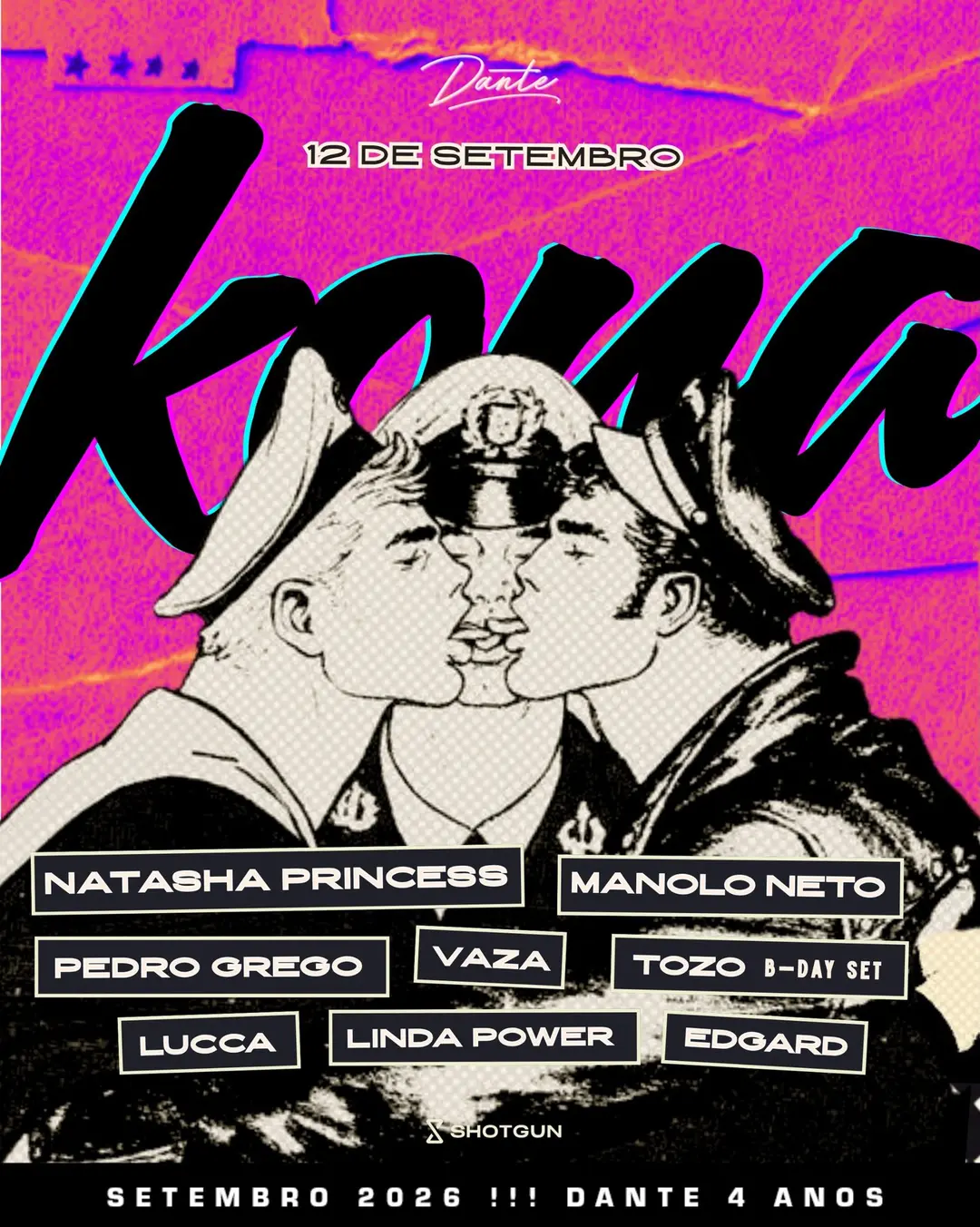 Flyer de Bruno Tozo, 3dgard, Pedro Grego e mais 10 artistas