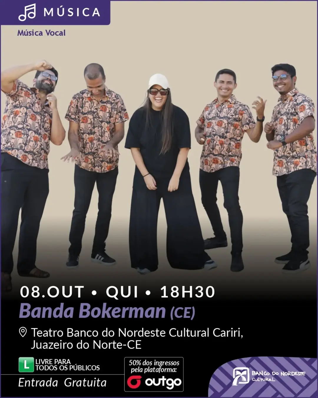 Flyer de Banda Bokerman