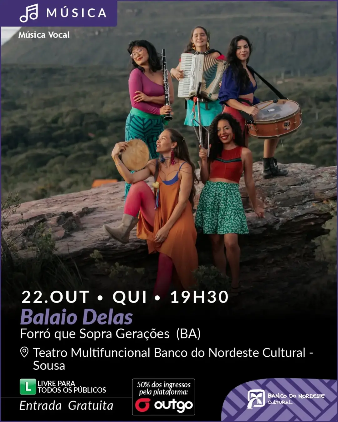 Flyer de Forro que Sopra Geracoes