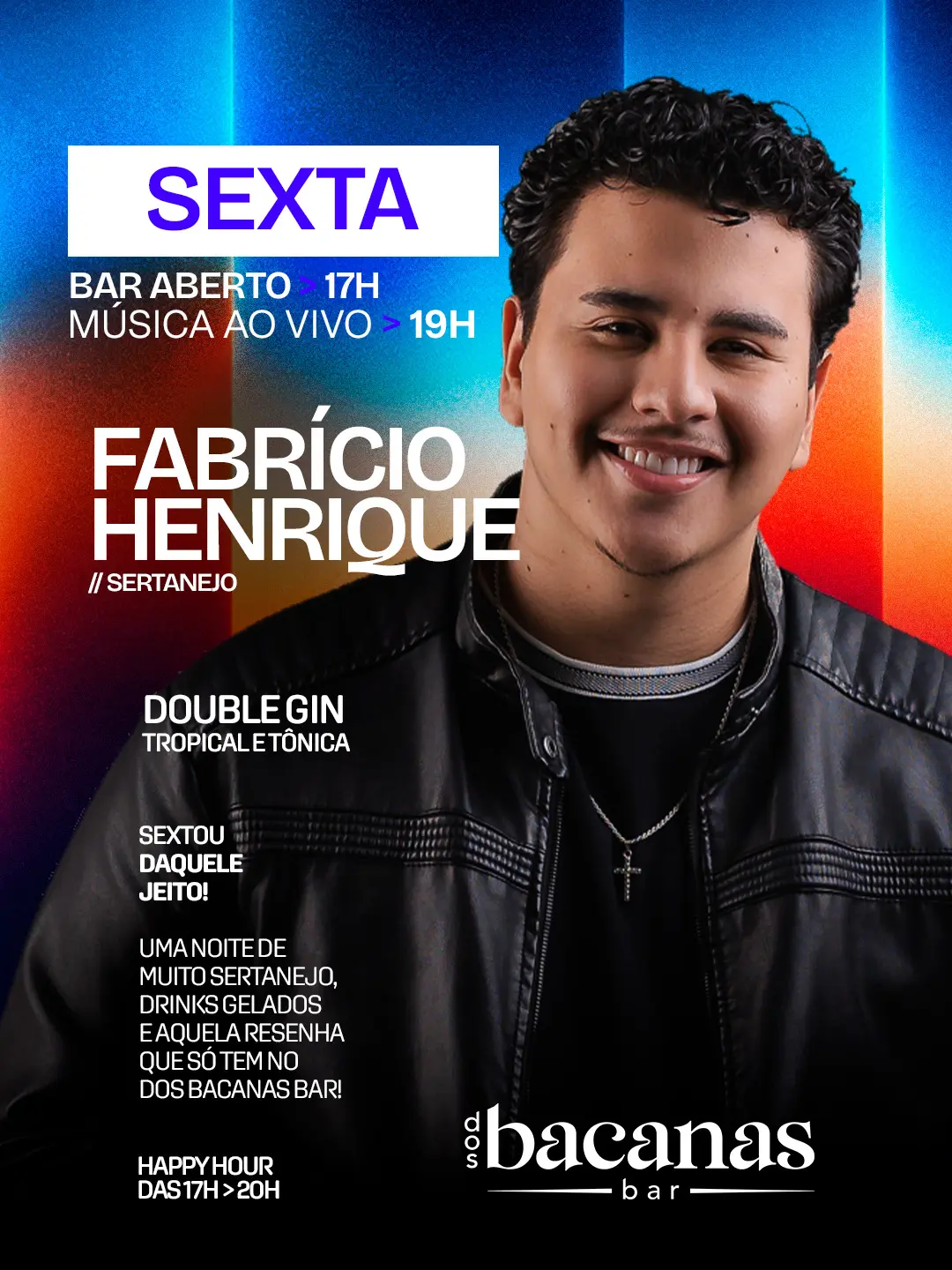 Flyer de Fabricio Henrique