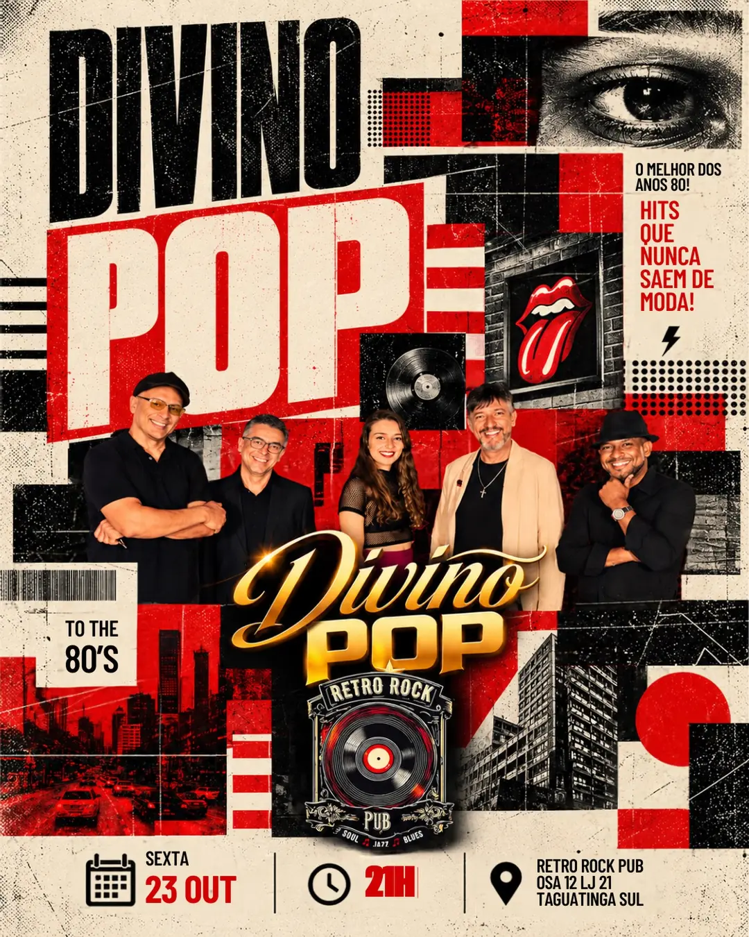 Flyer de Divino Pop