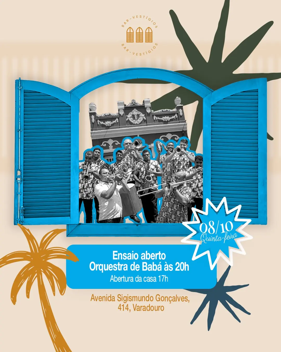 Flyer de Orquestra de Babá
