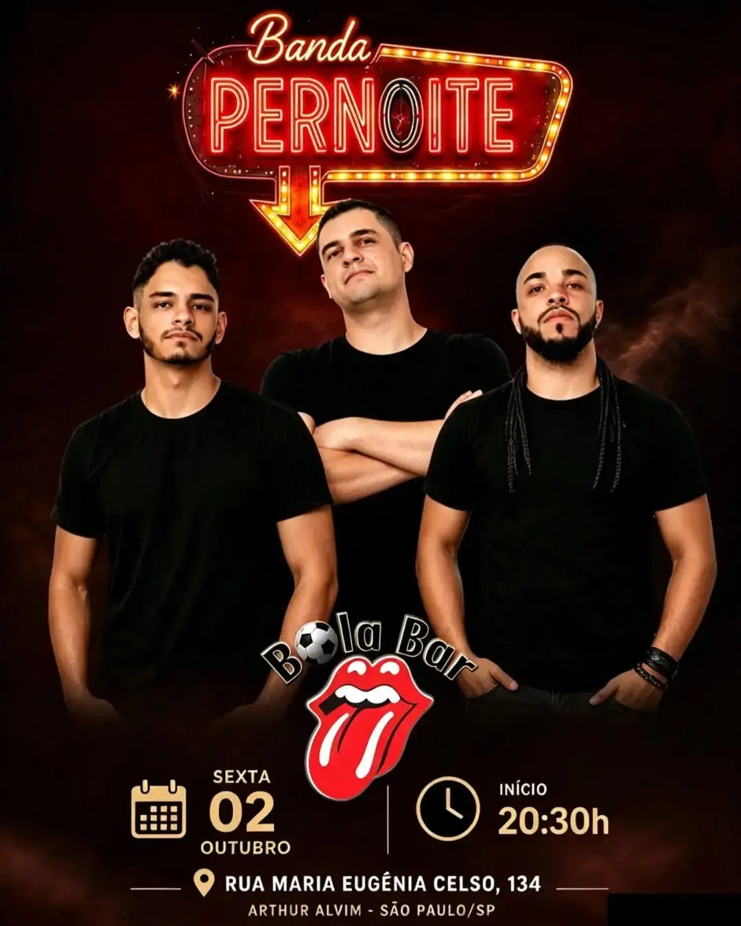 Flyer de Banda Pernoite