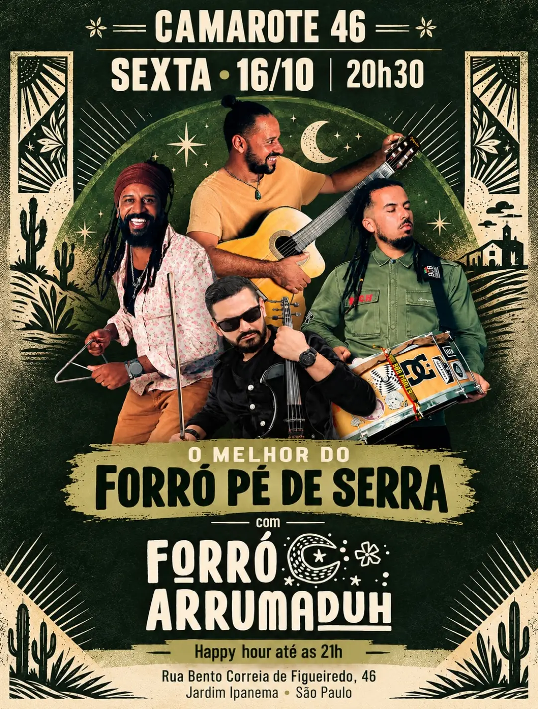 Flyer de Forró Arrumaduh