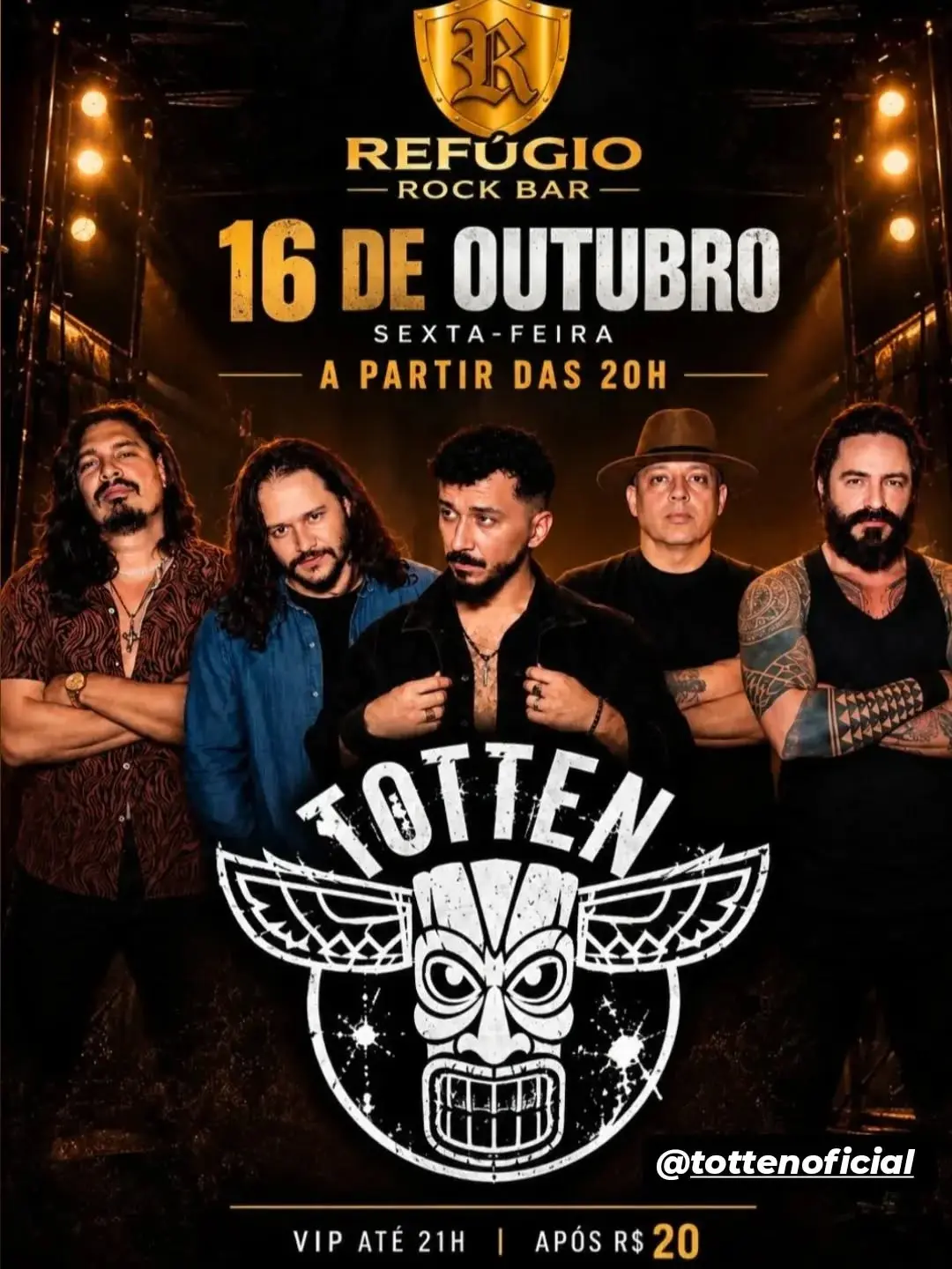 Flyer de Totten Oficial
