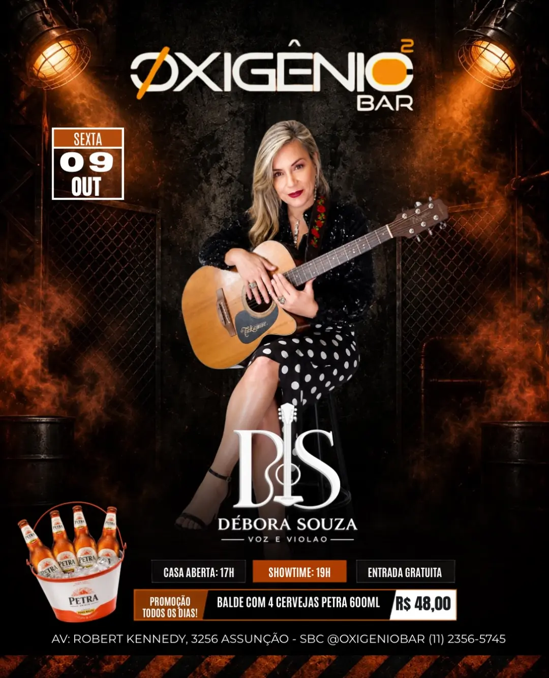 Flyer de DÉBORA SOUZA