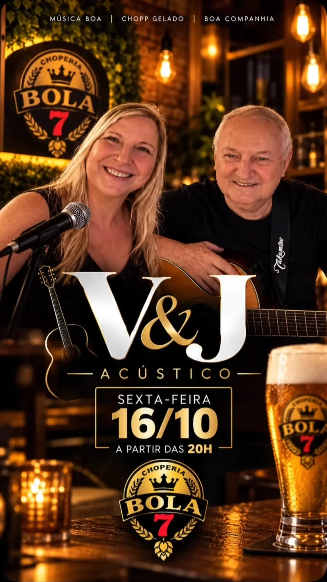 Flyer de V&J Acústico