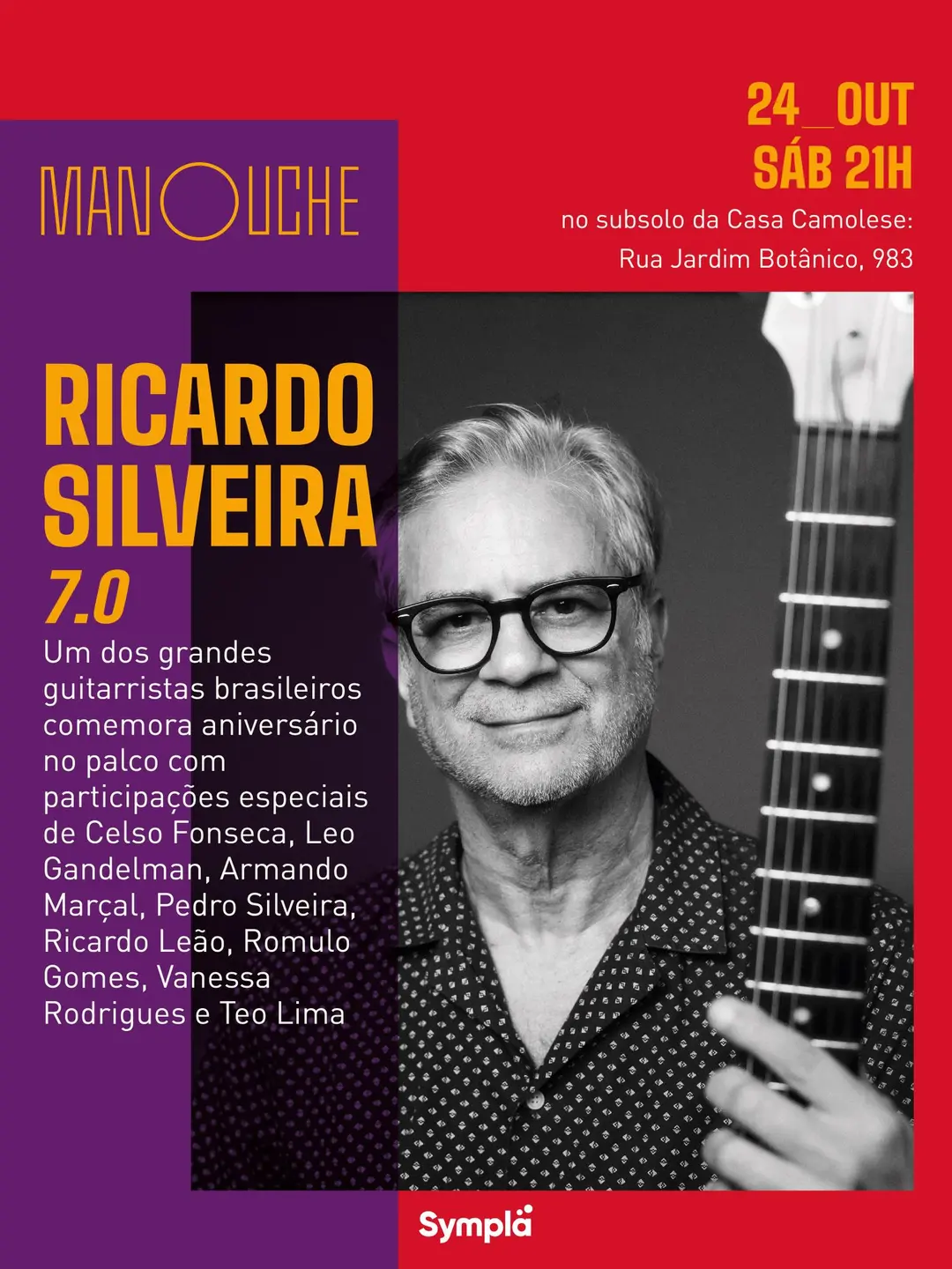 Flyer de Armando Marçal