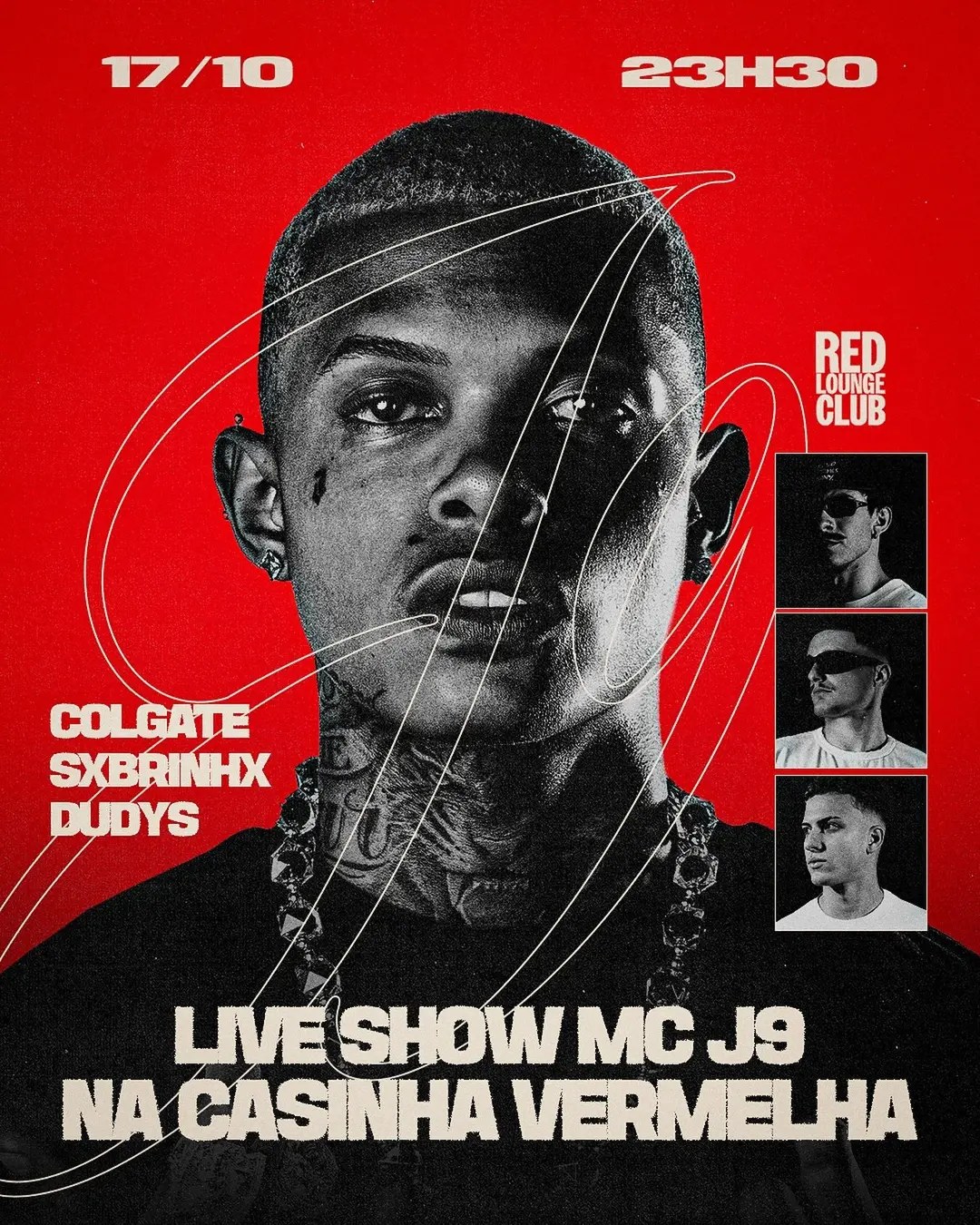 Flyer de Colgate, Dudys, j9oficial_ e Sxbrinhx