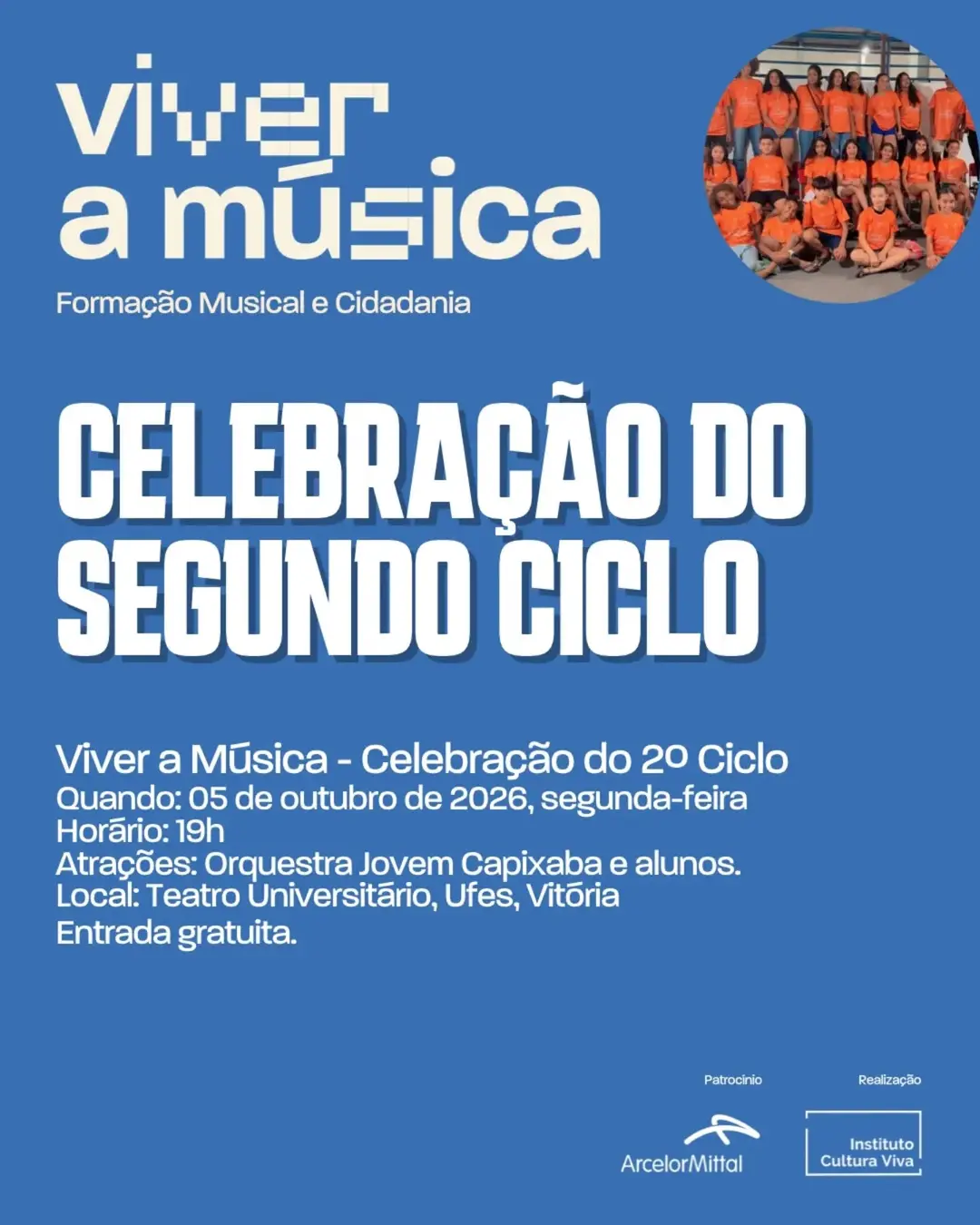 Flyer de Orquestra Jovem Capixaba