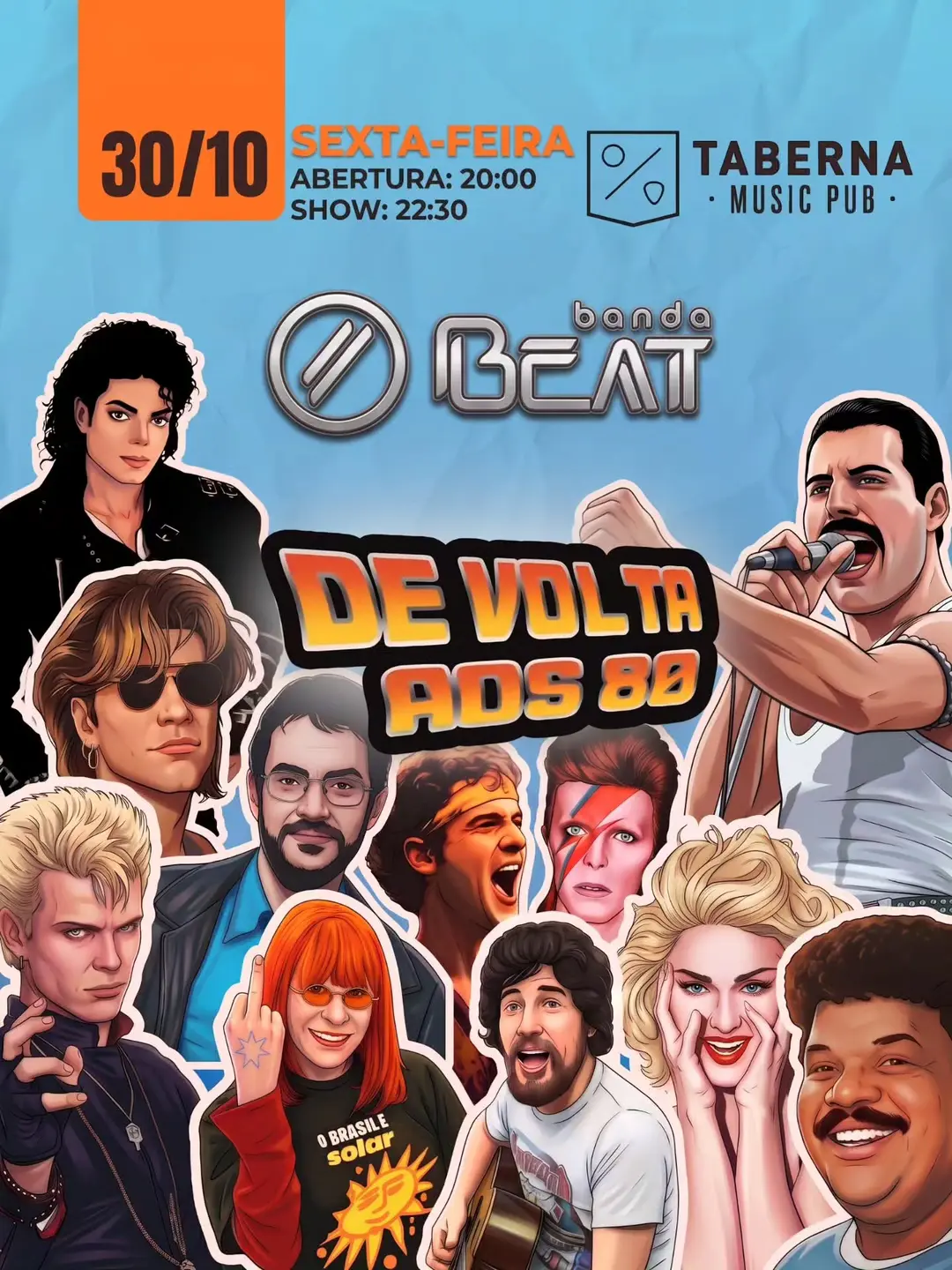 Flyer de Banda Beat