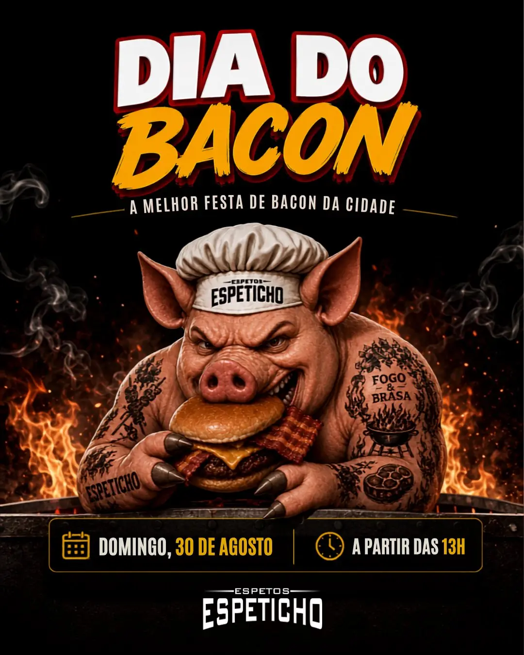 Flyer de Diet Music e Tributo Mamonas