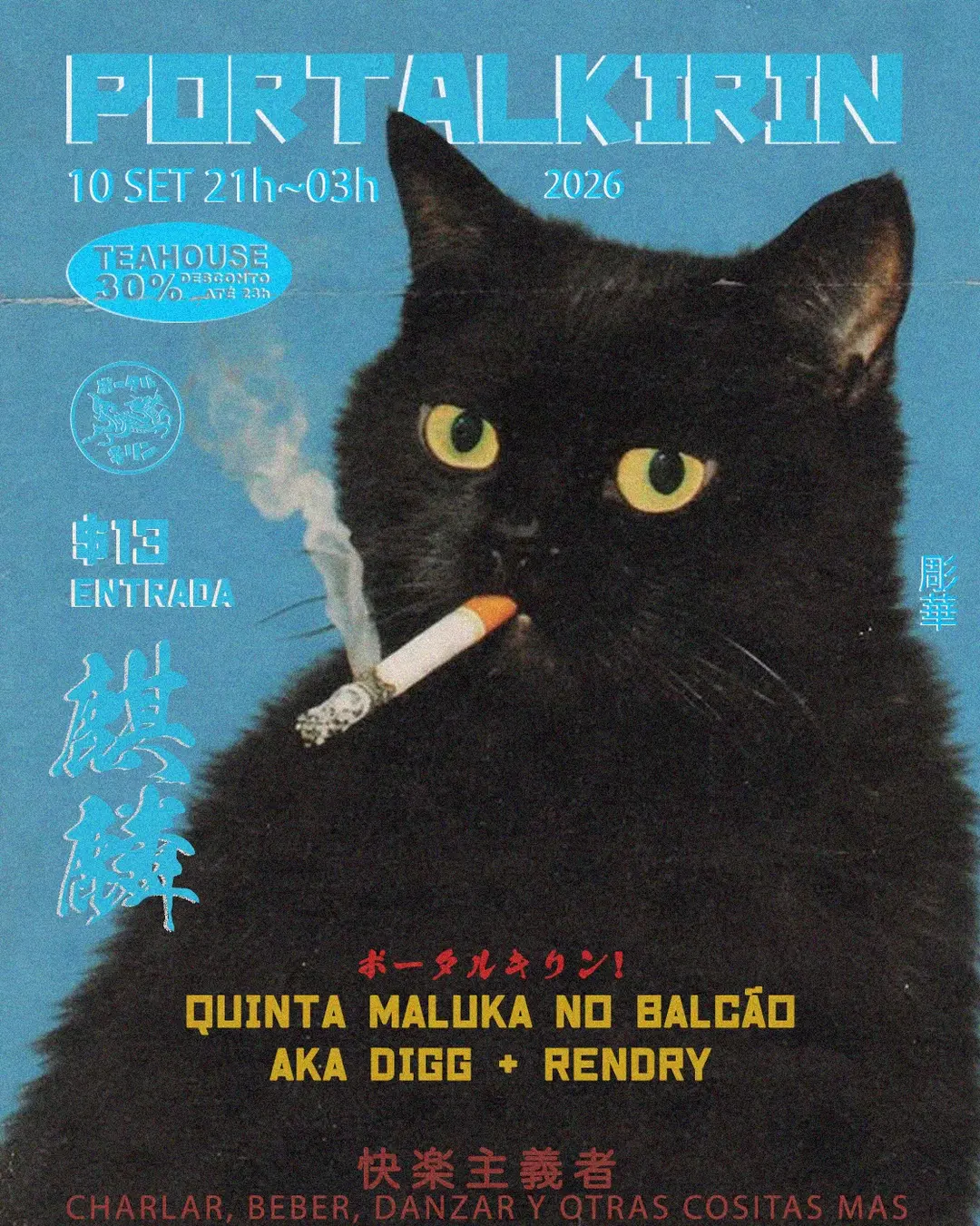 Flyer de Rendry Leonardo Wuicik e akadigg