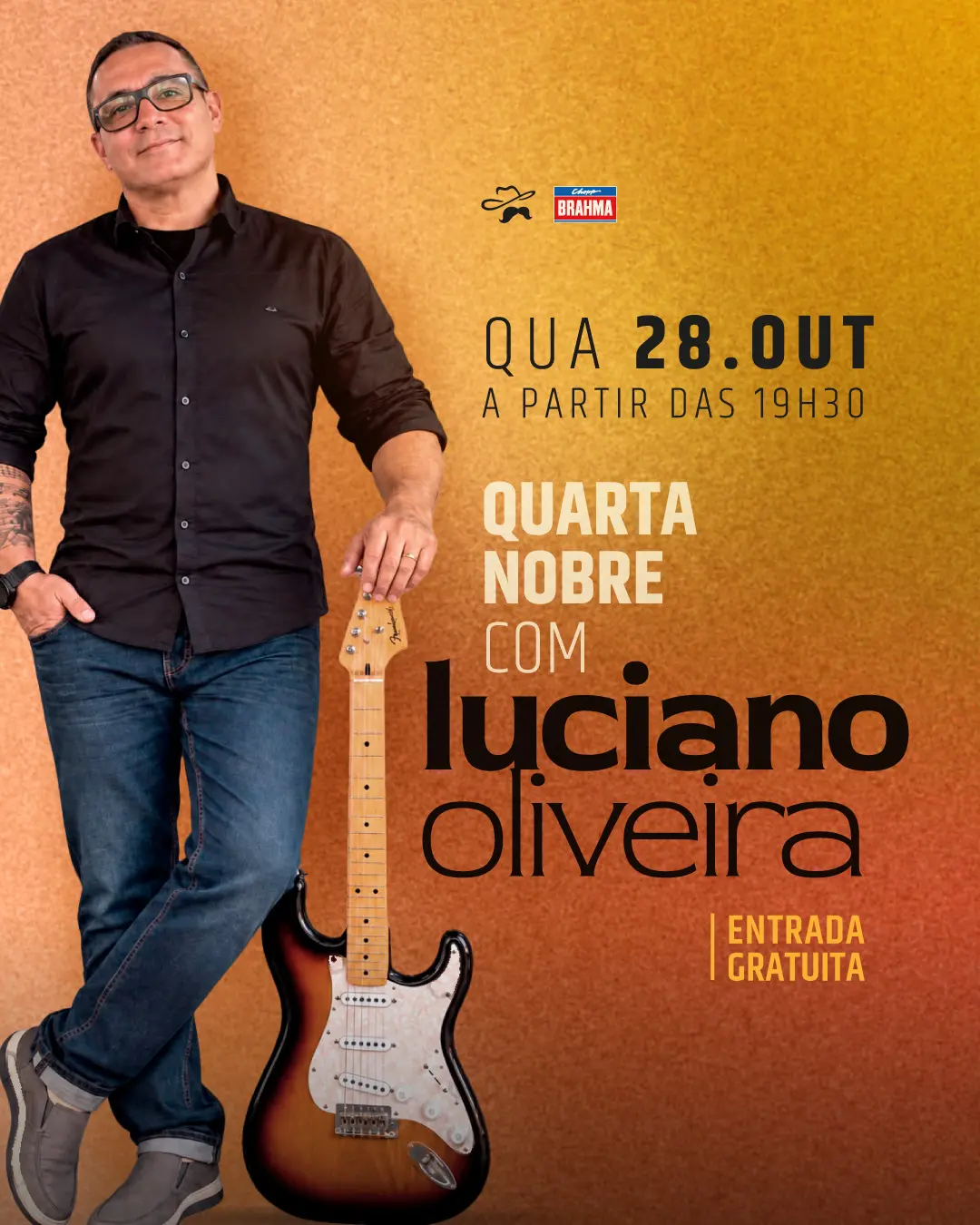 Flyer de Luciano Oliveira