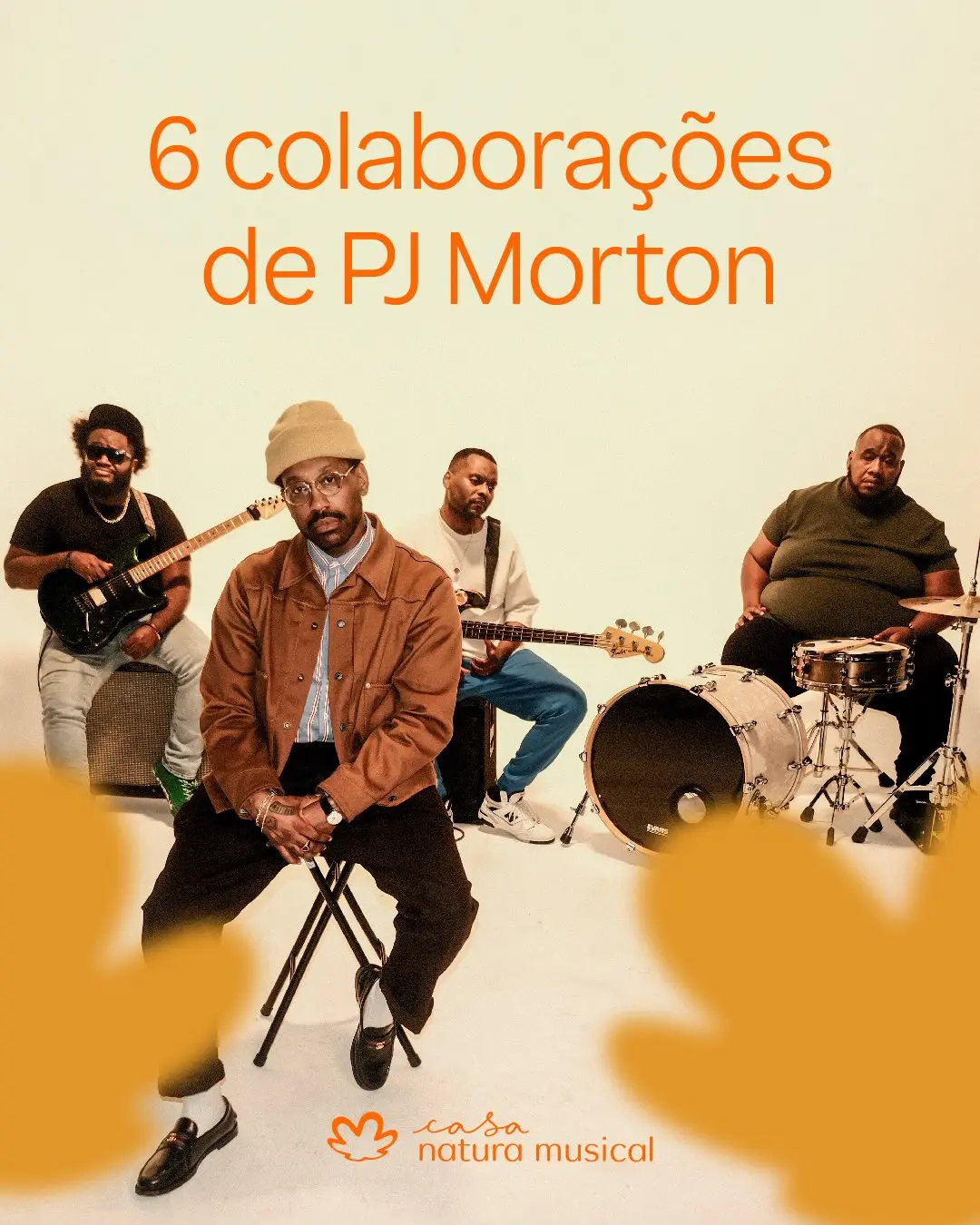 Flyer de PJ Morton, Queremos! PJ Morton e Queremos!